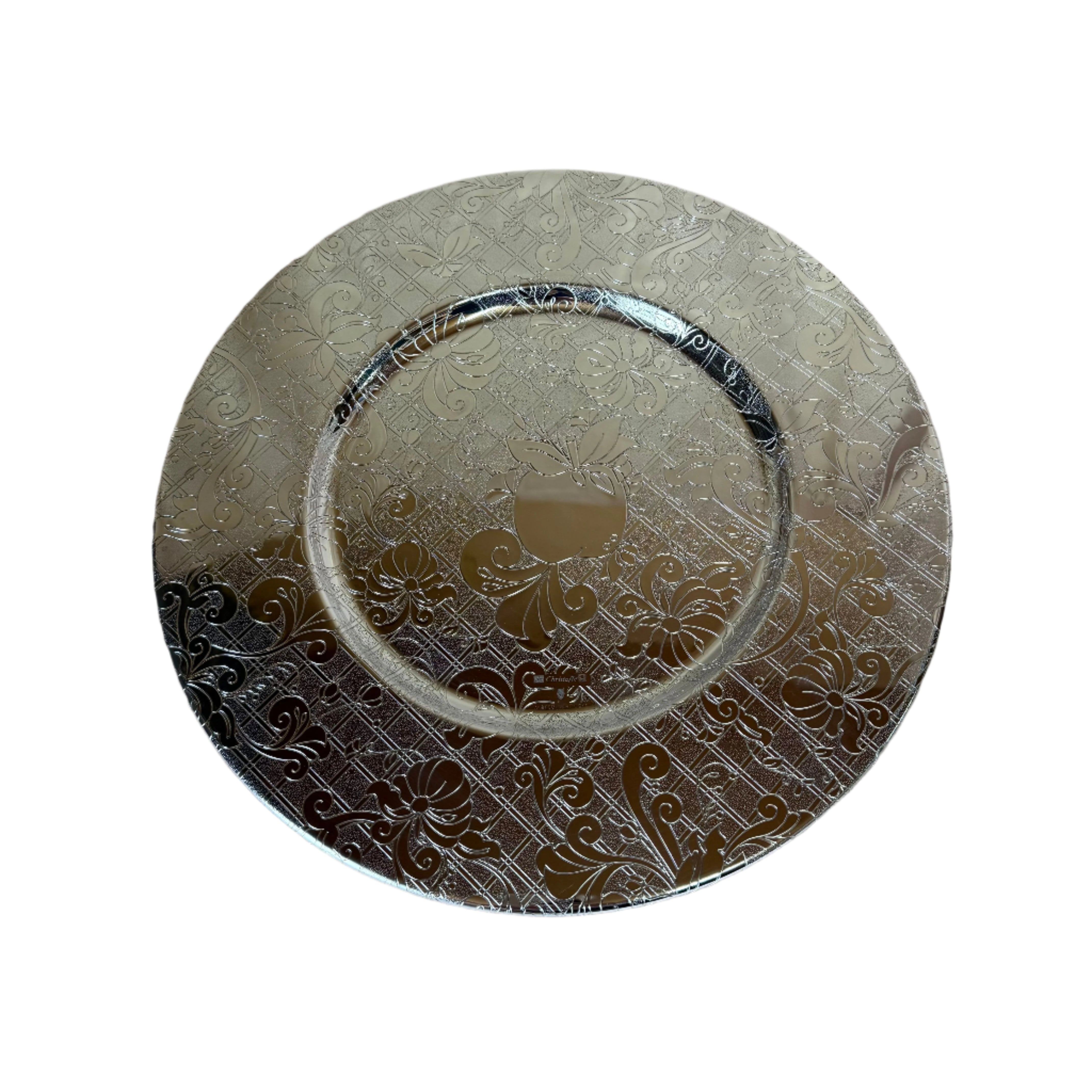 Set of 10 Christofle Jardin D'eden Silver Plated Underplate B0410597002