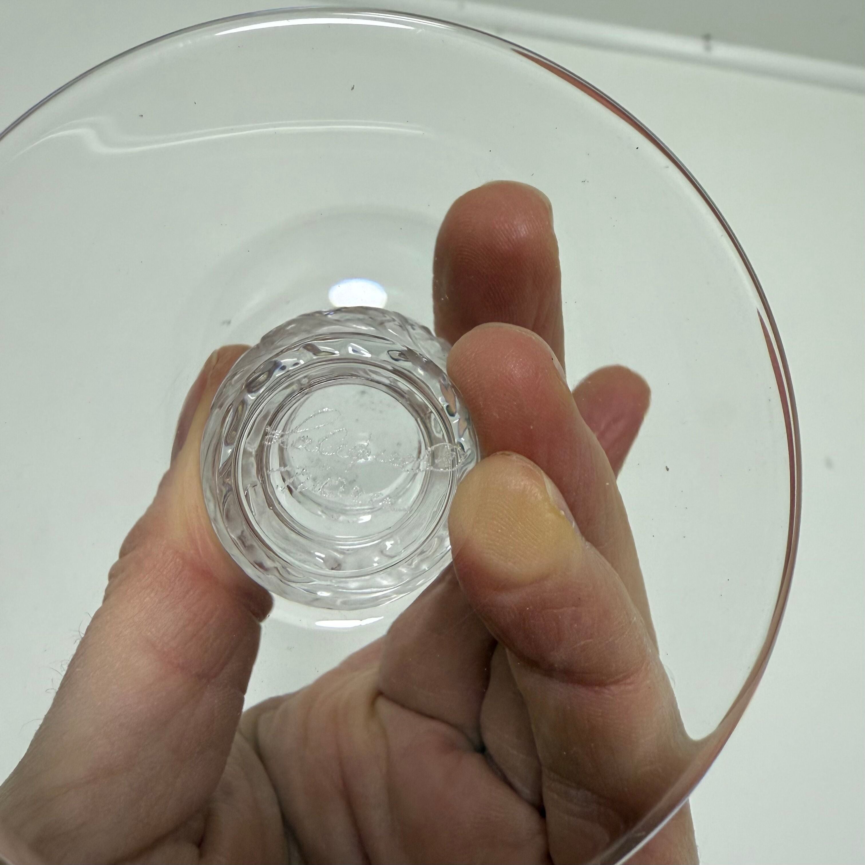 Lalique Saint Hubert Water Wine Glass Set of 6