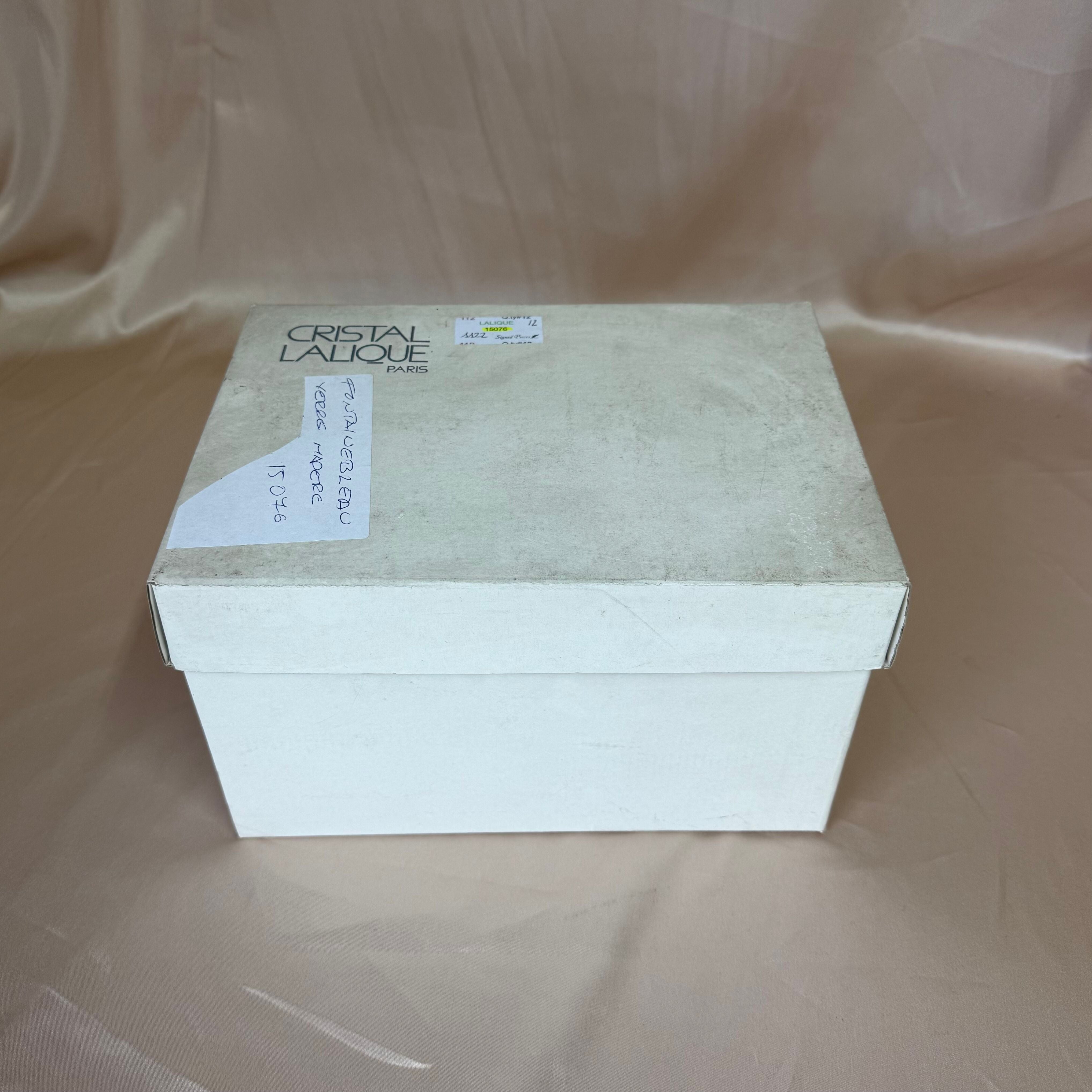 Lalique Fontainebleau Crystal Glass Set of 6