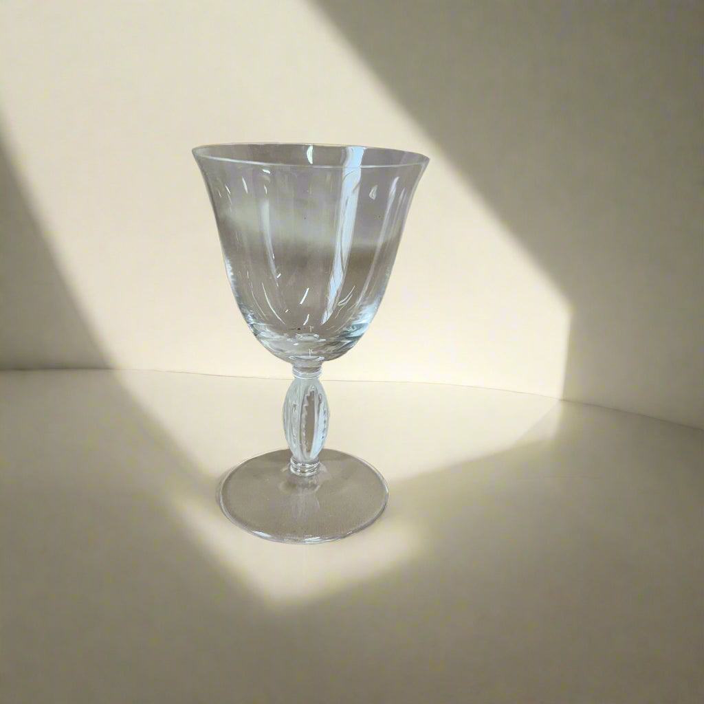 Lalique Fontainebleau Crystal Glass Set of 6