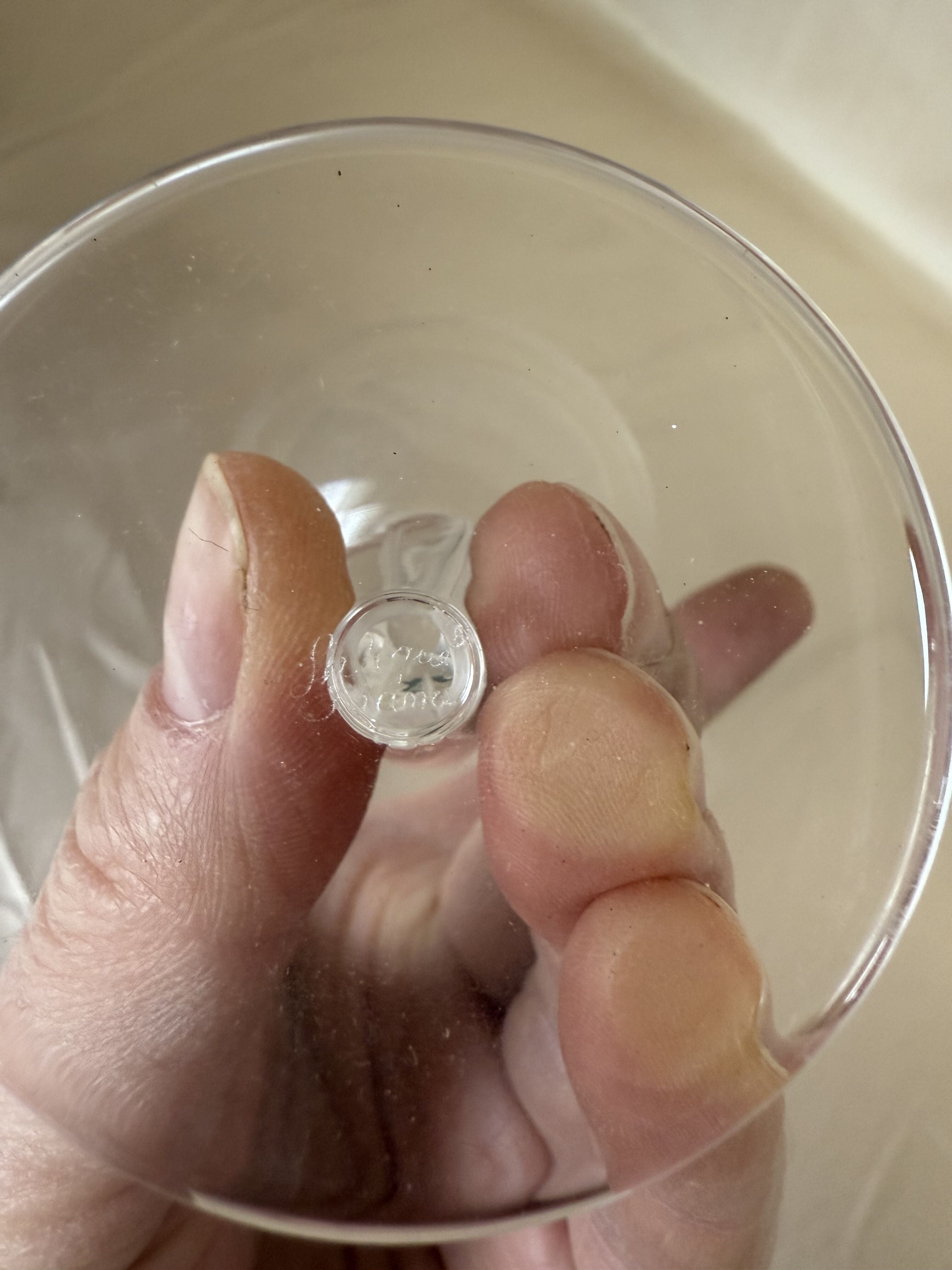 Lalique Fontainebleau Crystal Glass Set of 6