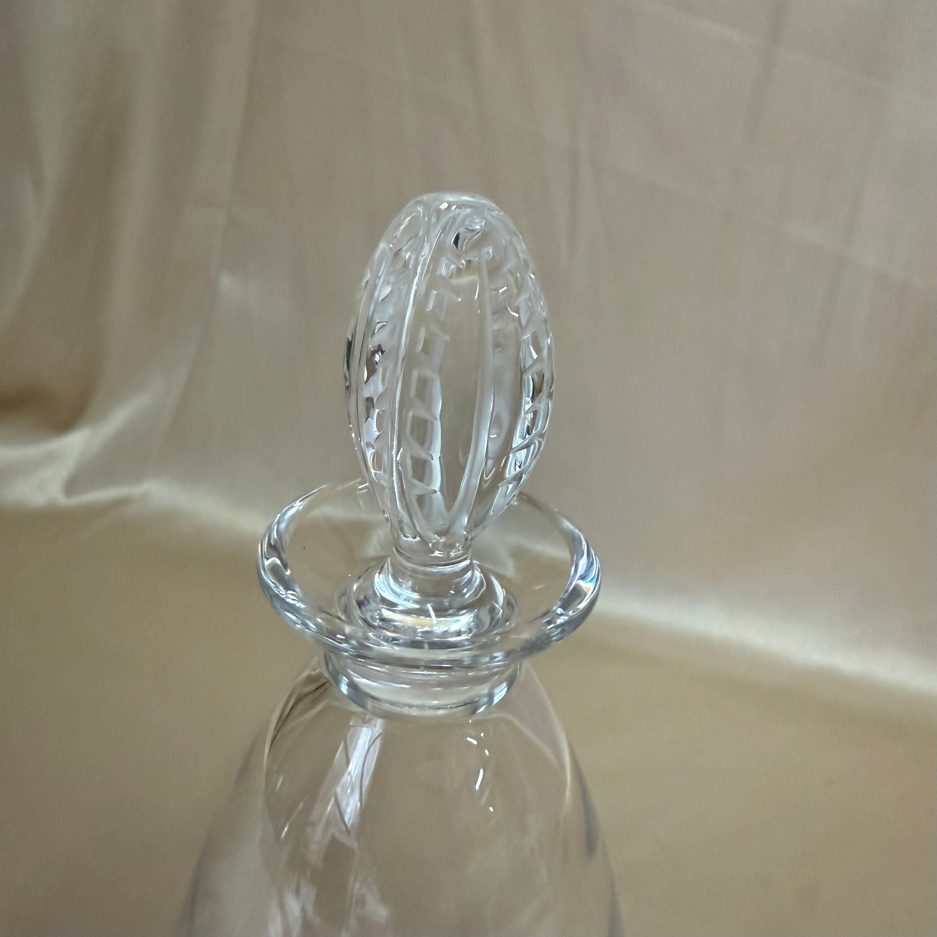Lalique Crystal Fontainebleau Decanter