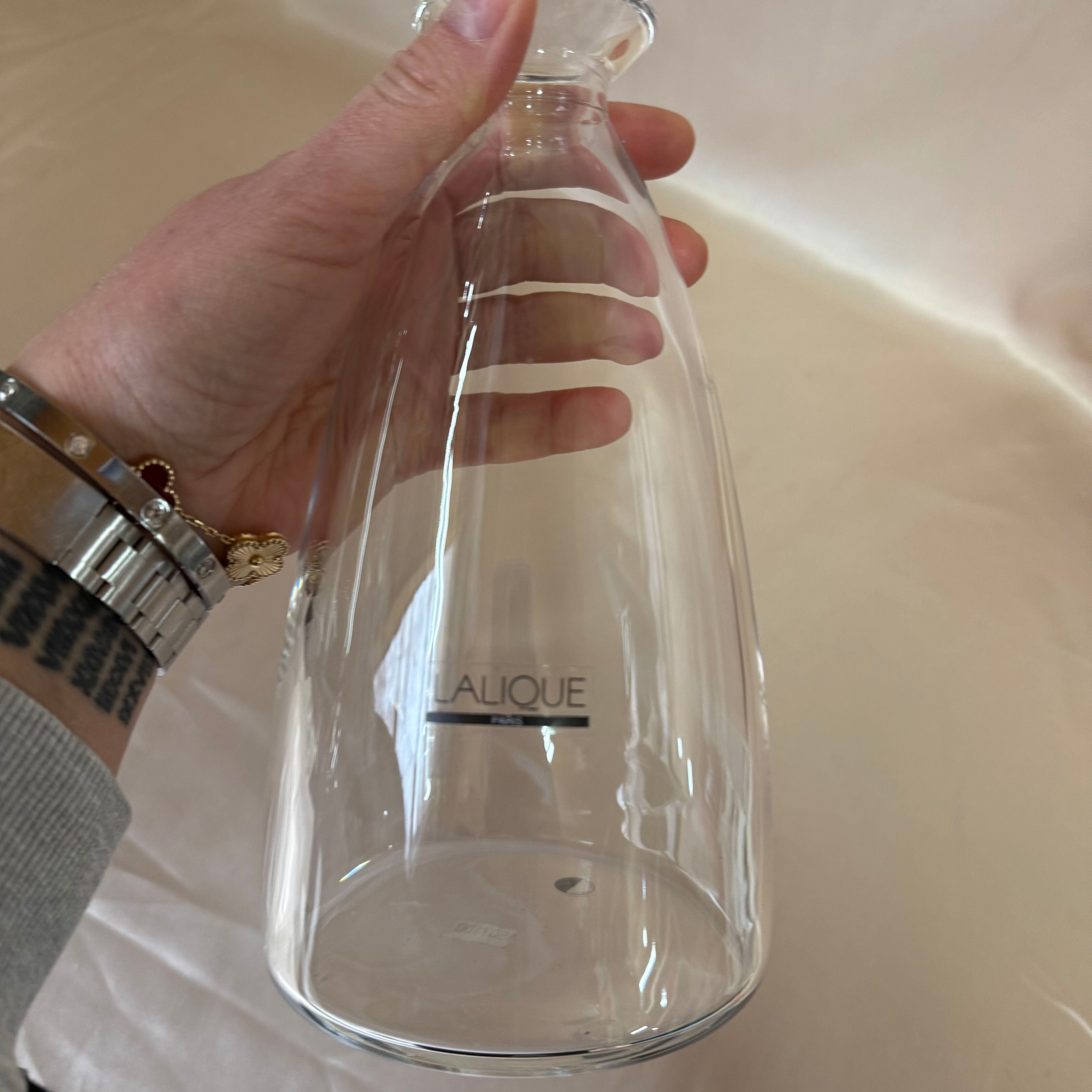 Lalique Crystal Fontainebleau Decanter