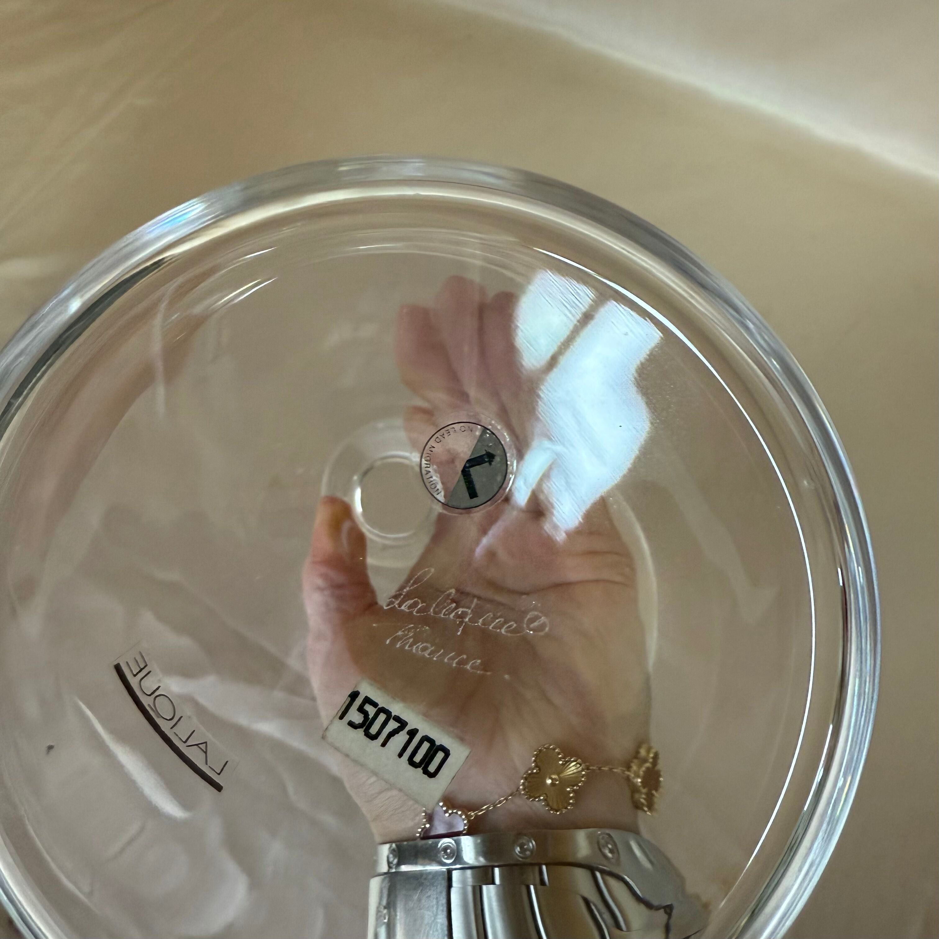 Lalique Crystal Fontainebleau Decanter