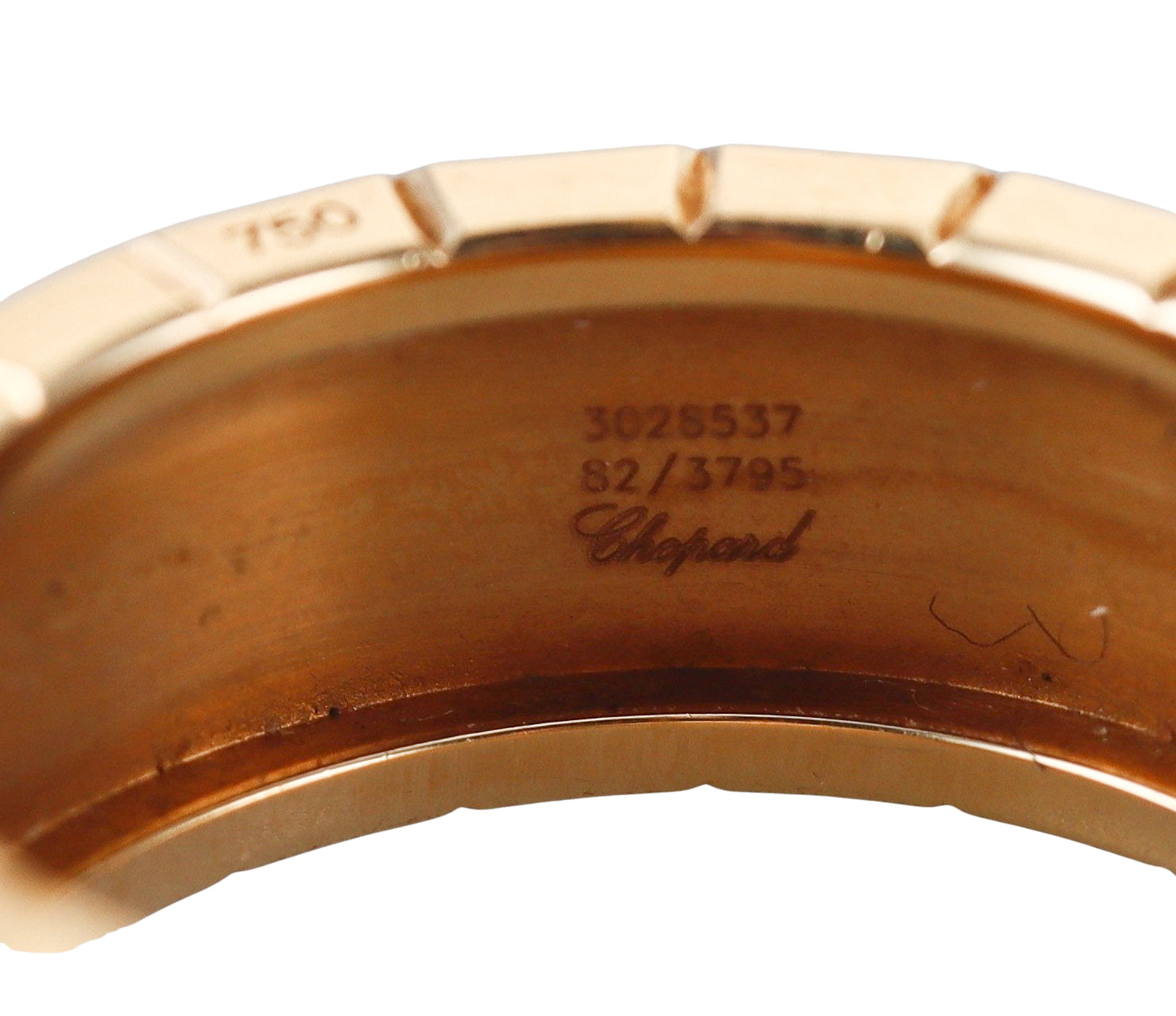 Chopard Ice Cube 18k Yellow Gold Band Ring