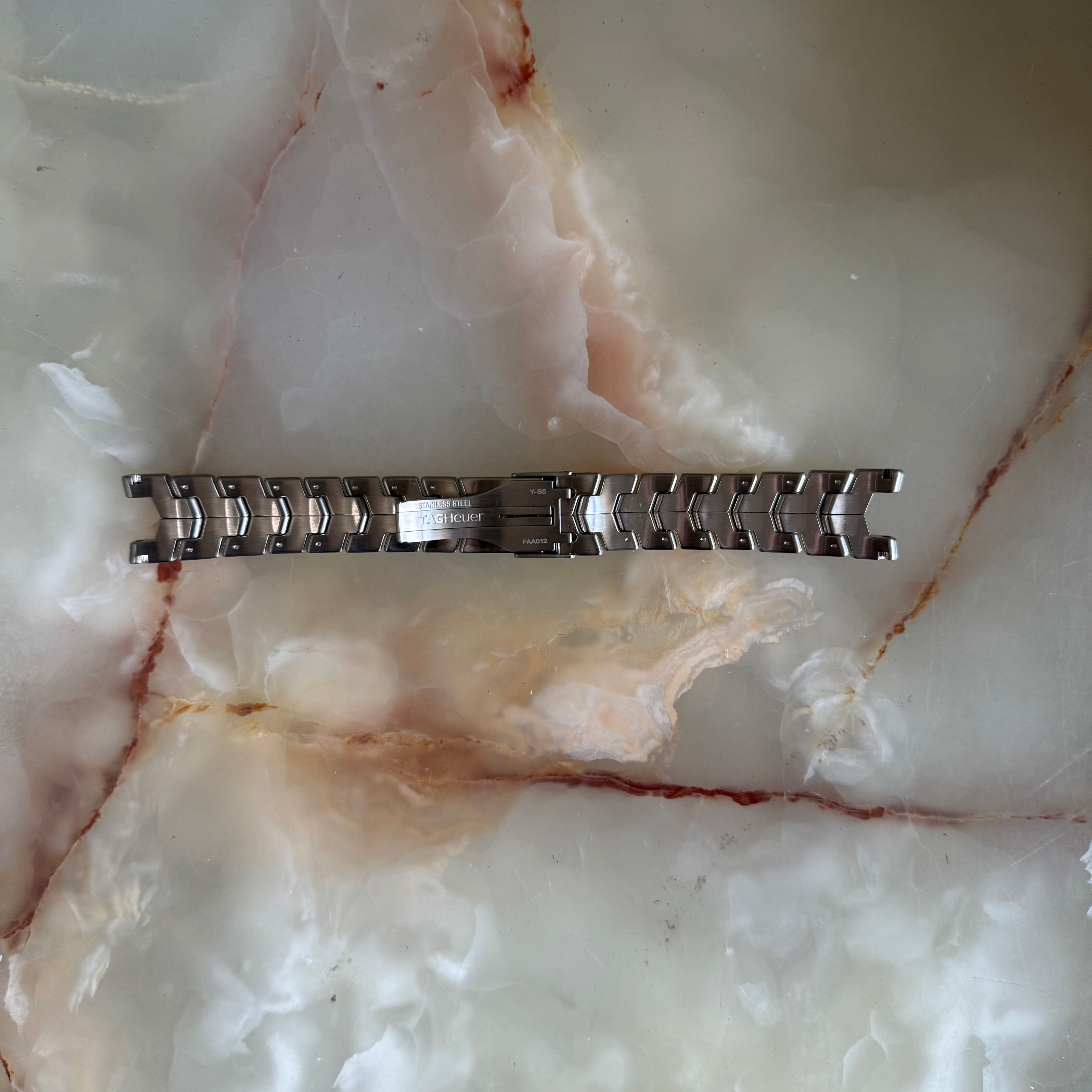 Authentic TAG Heuer Link Stainless Steel Bracelet 21mm FAA012 Y-S5