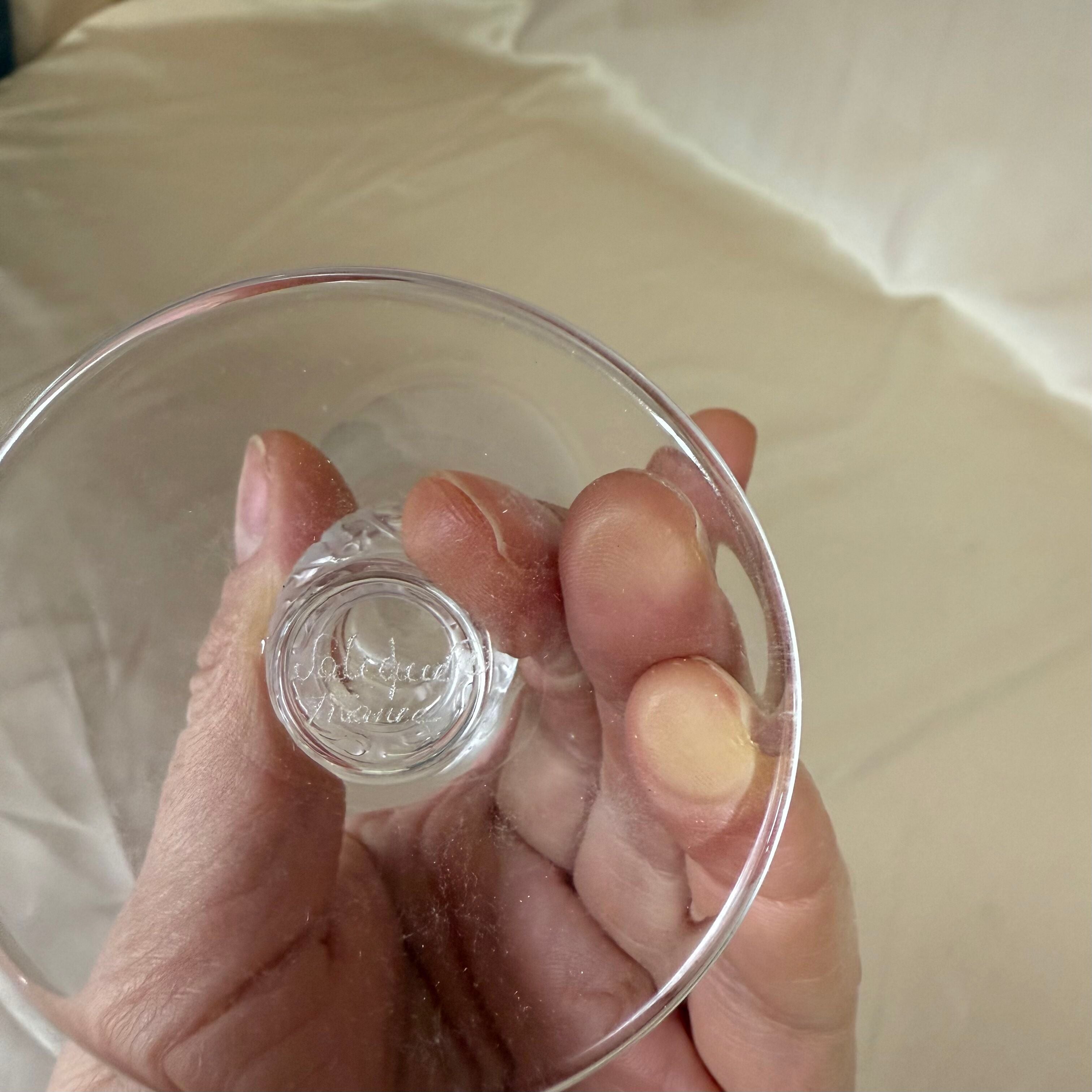 Lalique Saint Hubert Champagne Glass Set of 6