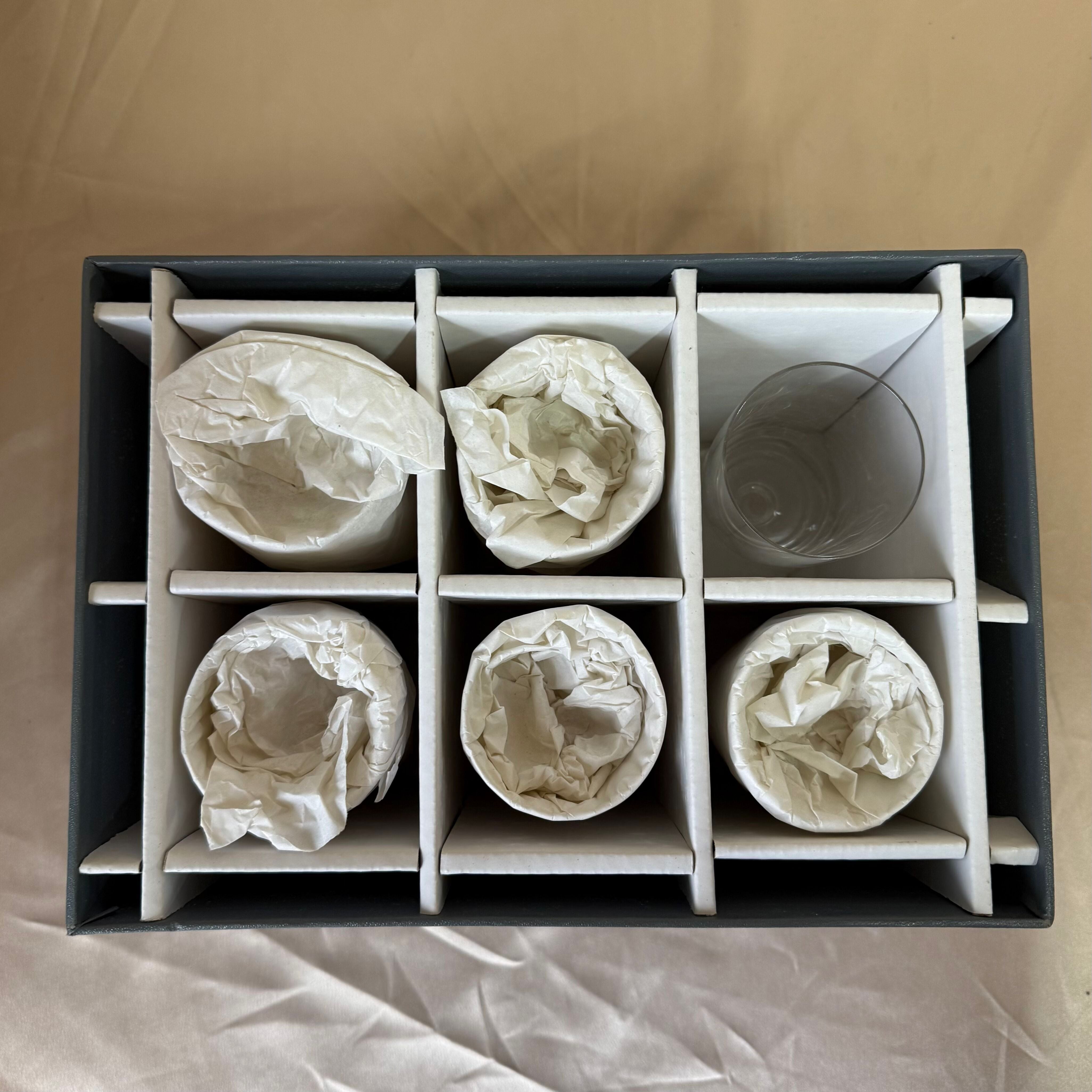 Lalique Saint Hubert Champagne Glass Set of 6