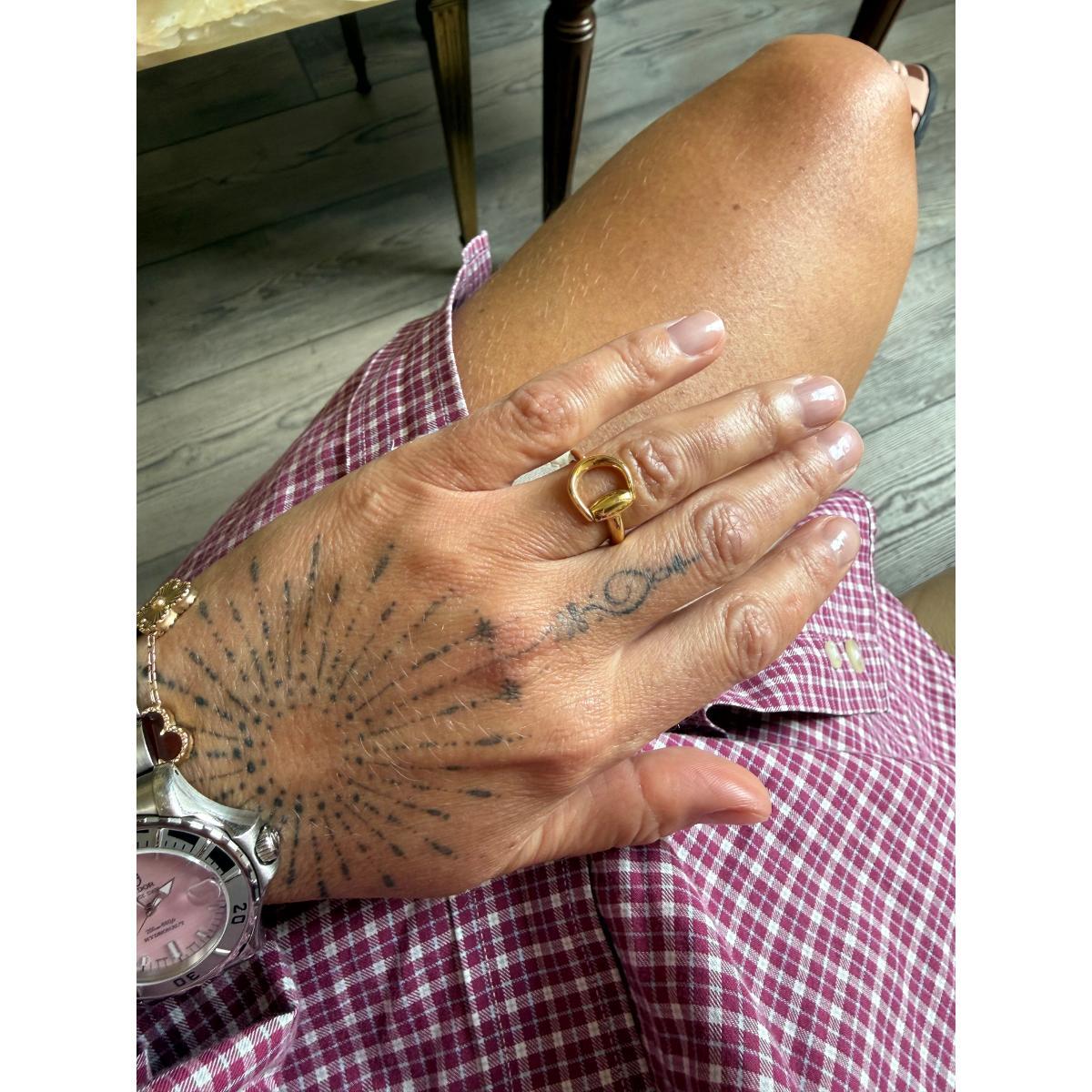 Gucci Horsebit 18k Yellow Gold Ring