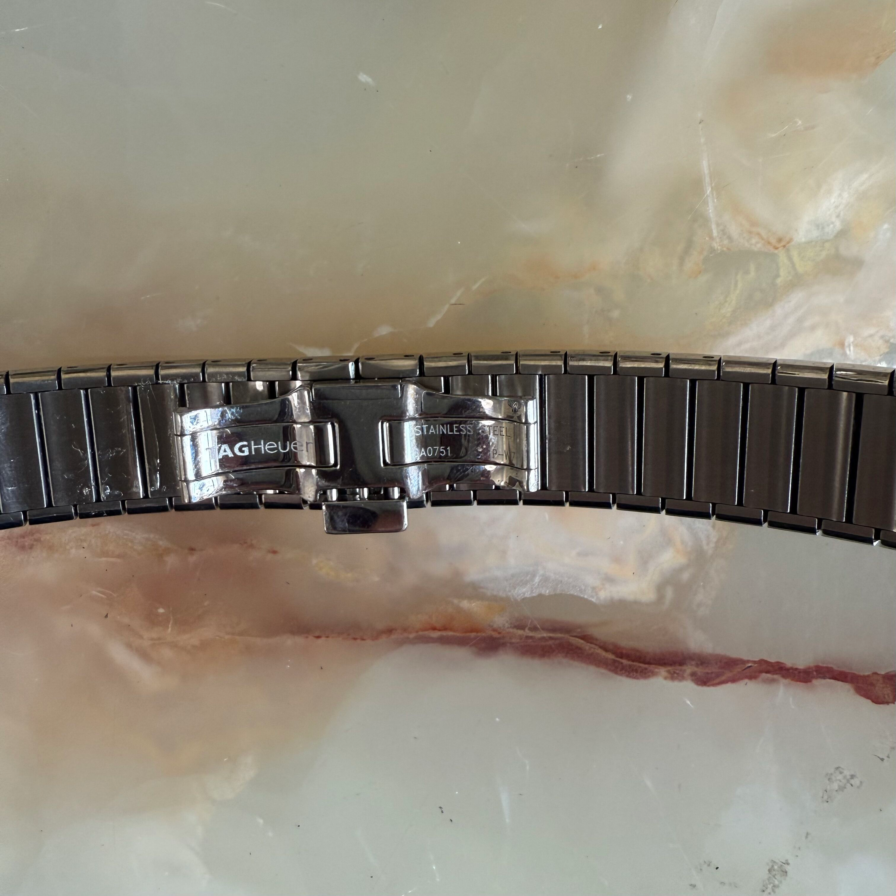 Authentic TAG Heuer Alter Ego Stainless Steel Bracelet 18mm BA0751 P-W7