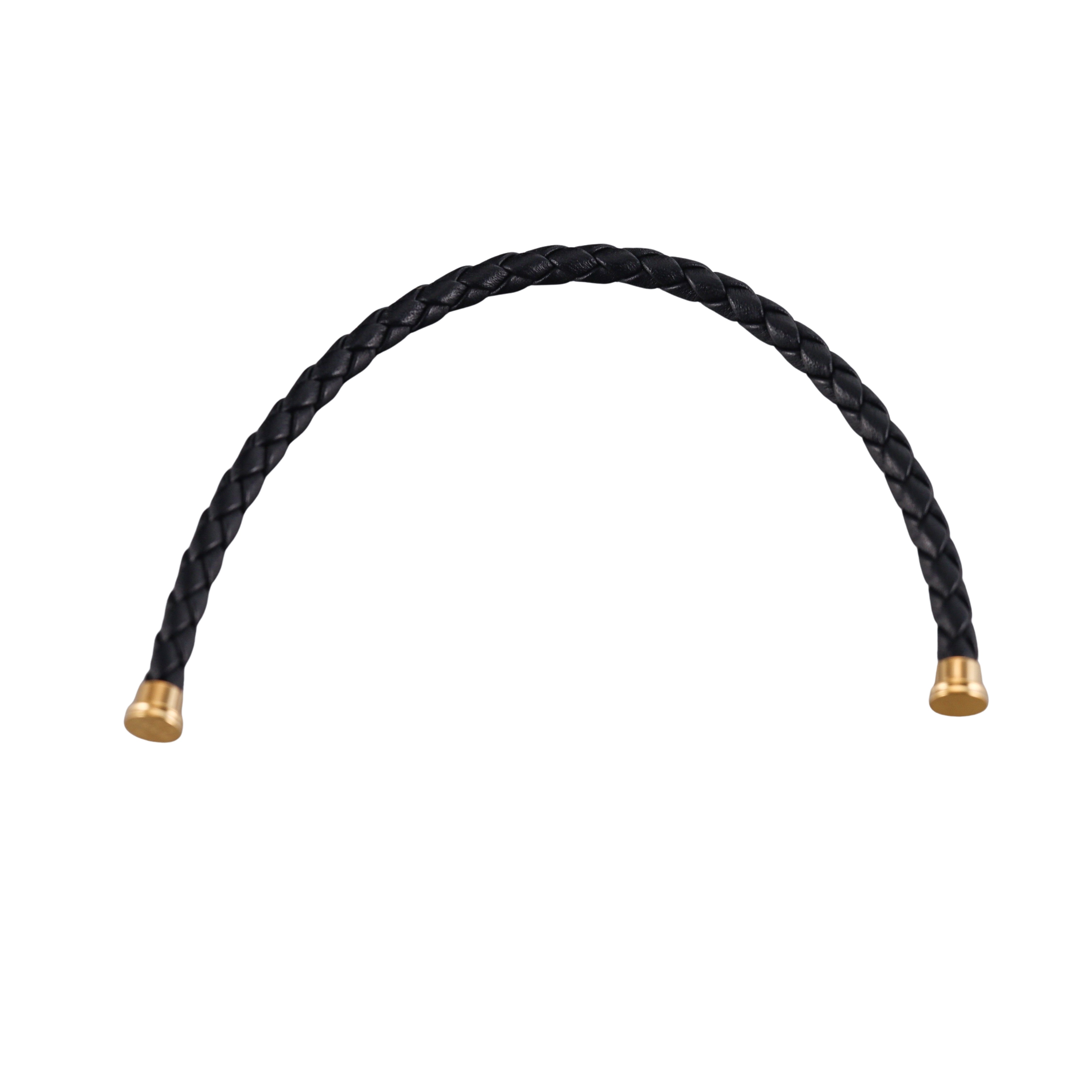 Fred Force 10 Bracelet Black Leather Cable Large QA-1739