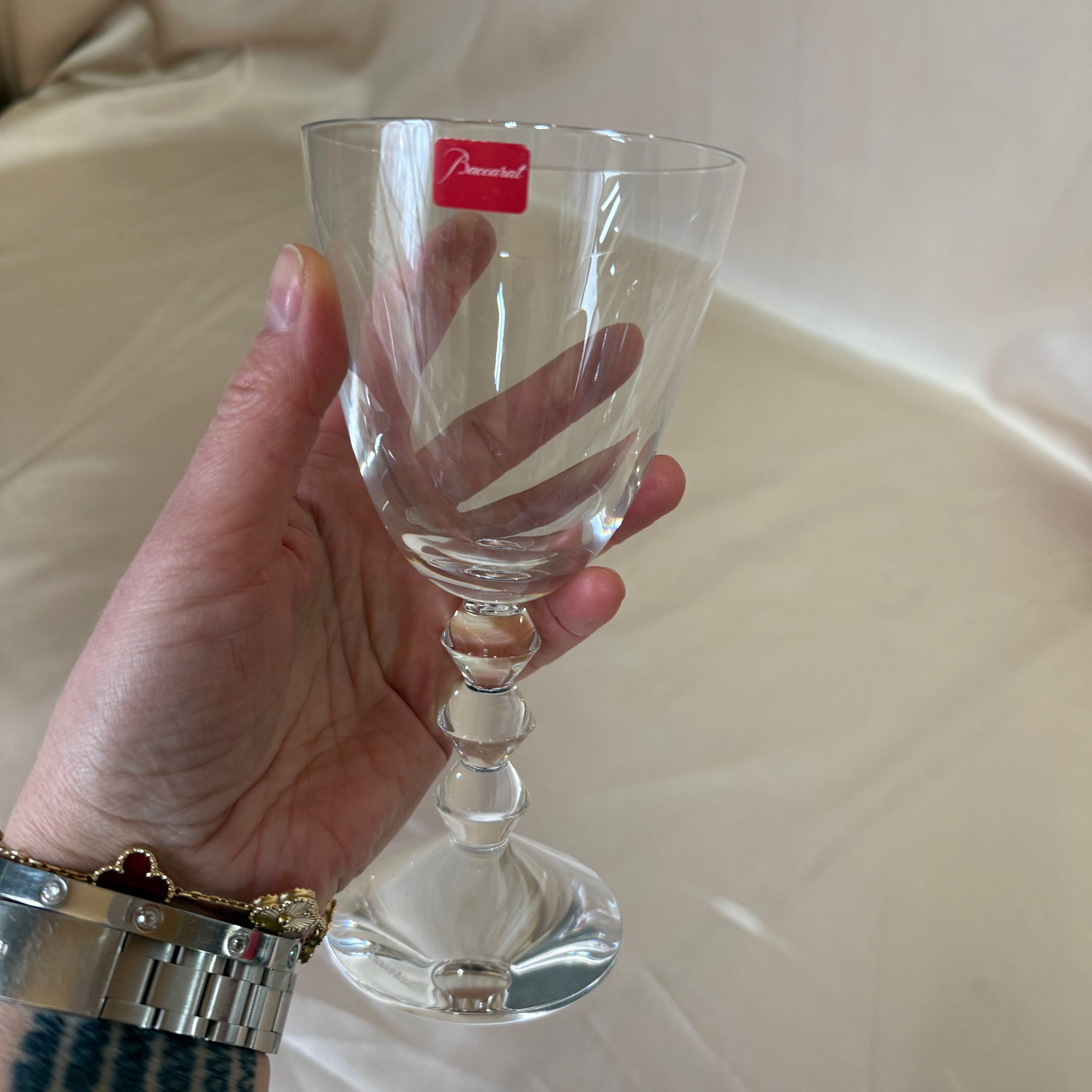 Baccarat Crystal Vega Water Glass Set of 3 1365102