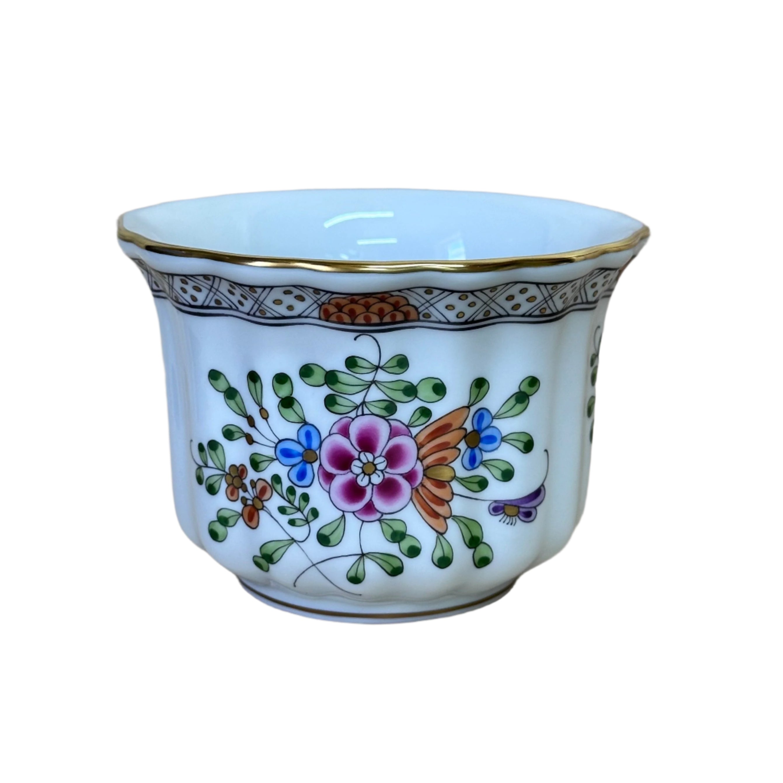 Herend Workshop Multicolor Porcelain Cachepot 7208/WMC