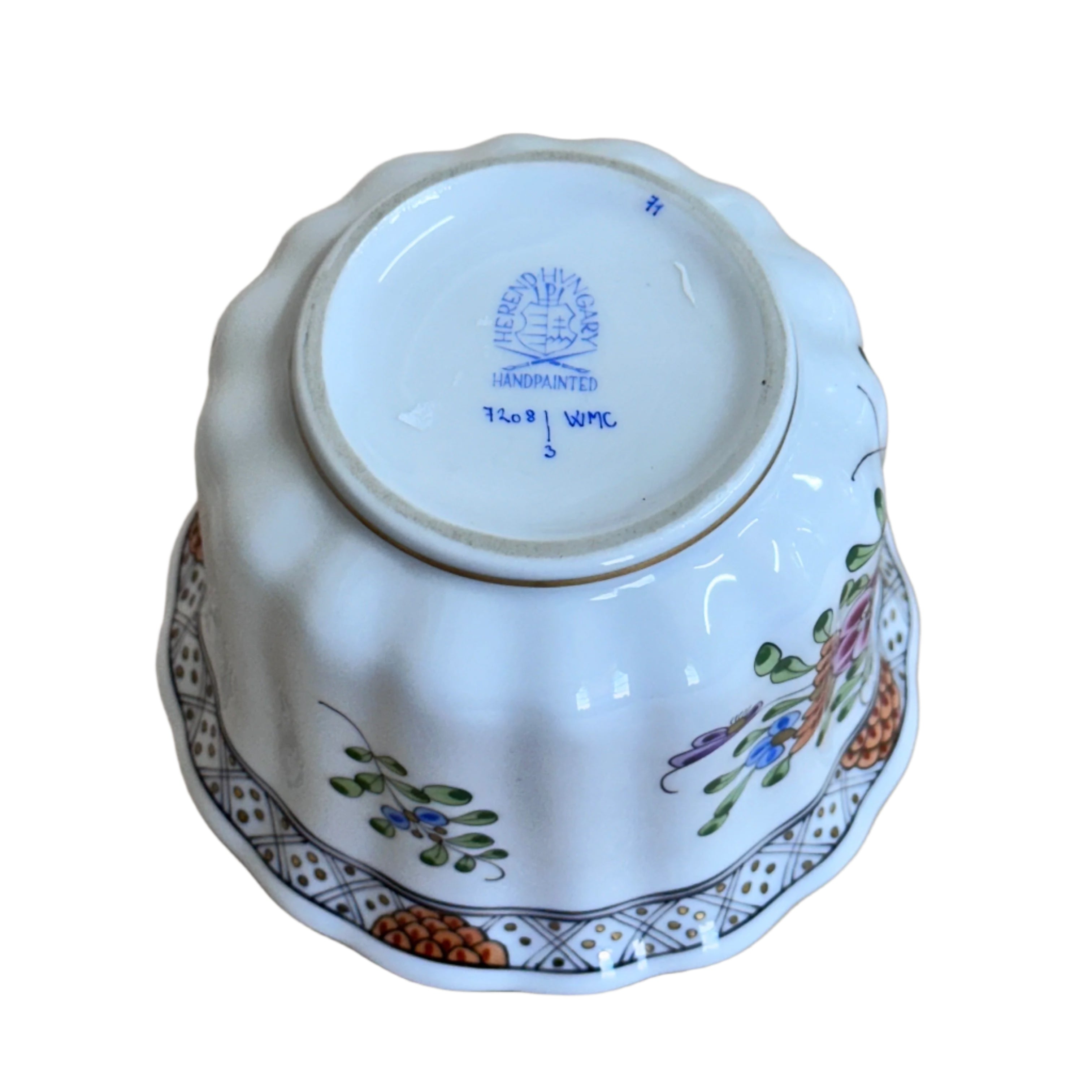 Herend Workshop Multicolor Porcelain Cachepot 7208/WMC