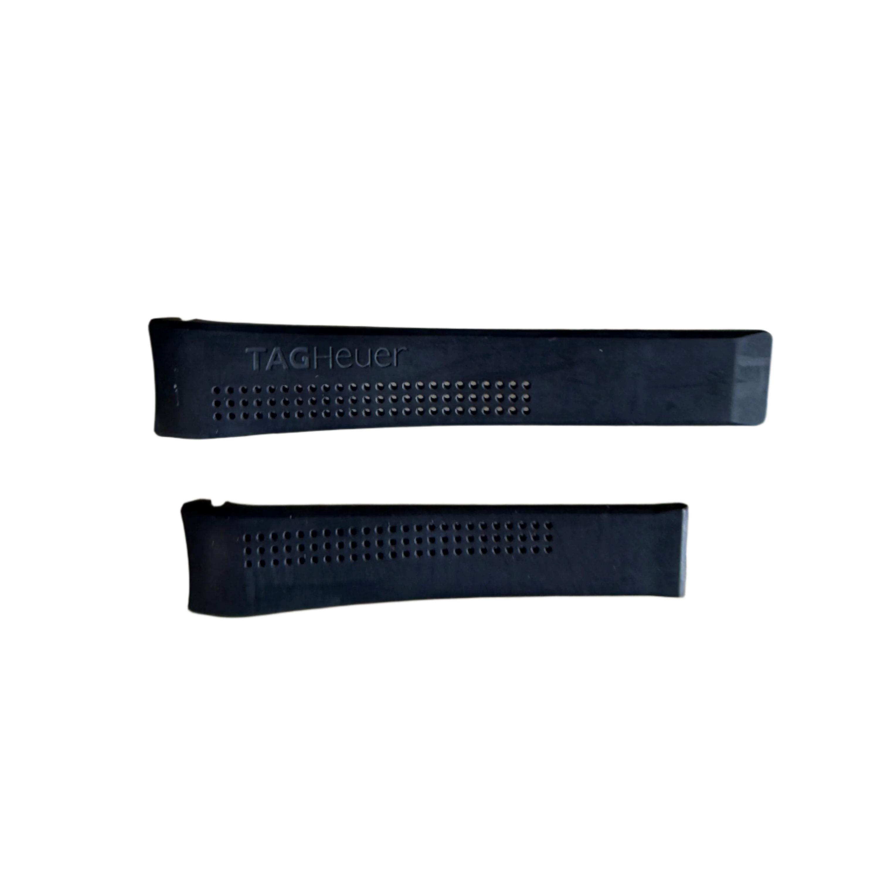 Authentic TAG Heuer Aquaracer Black Rubber Watch Strap Band 22mm FT6012