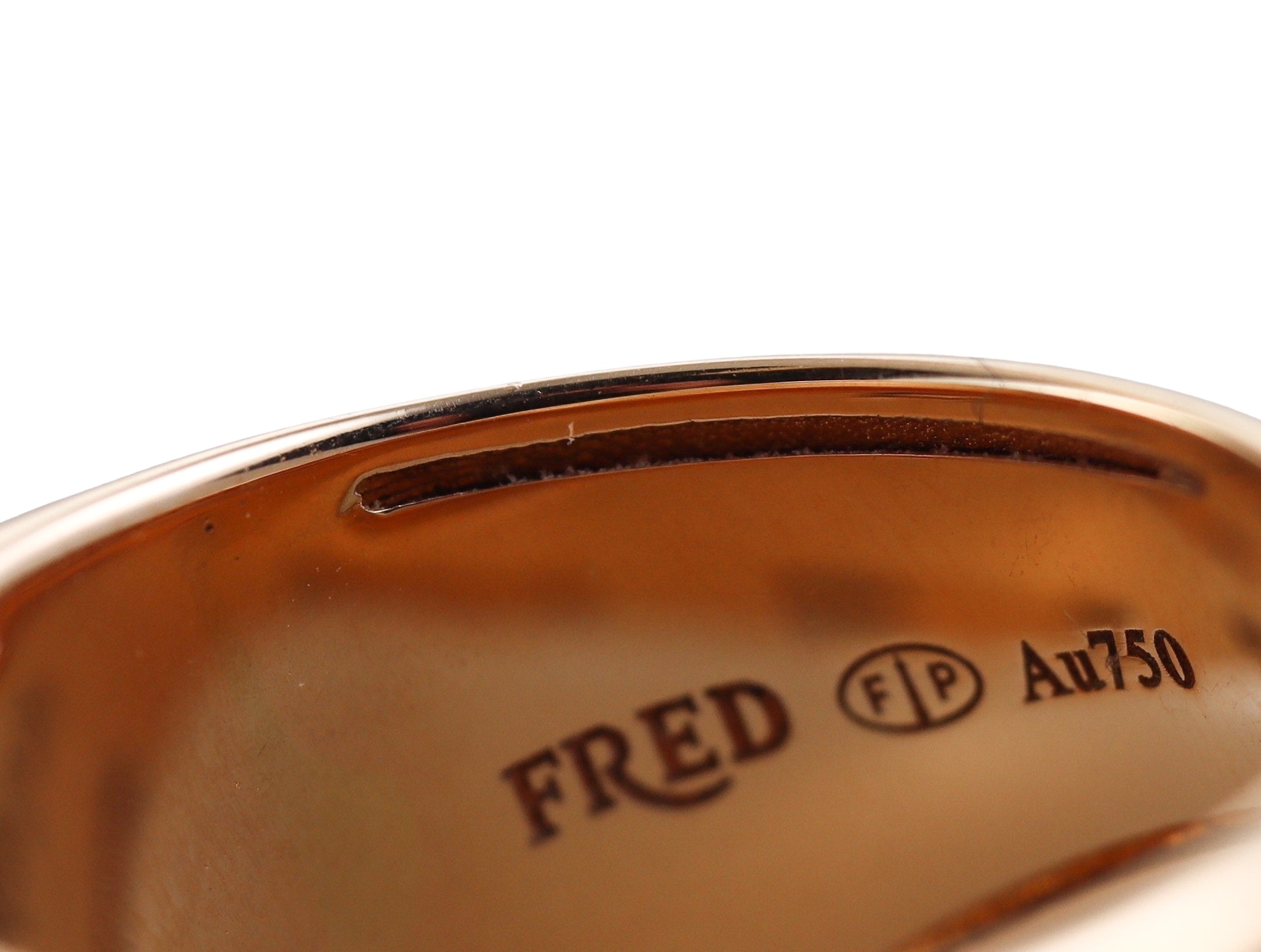 Fred Paris Pain de Sucre 18k Yellow Gold Ring Large Model