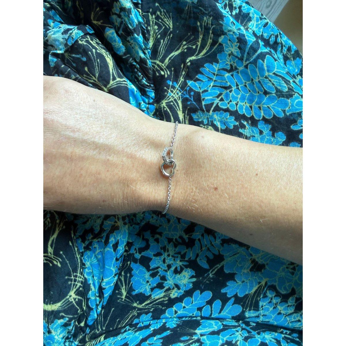 Hearts on Fire Ilia 18k Gold Diamond Heart Bracelet