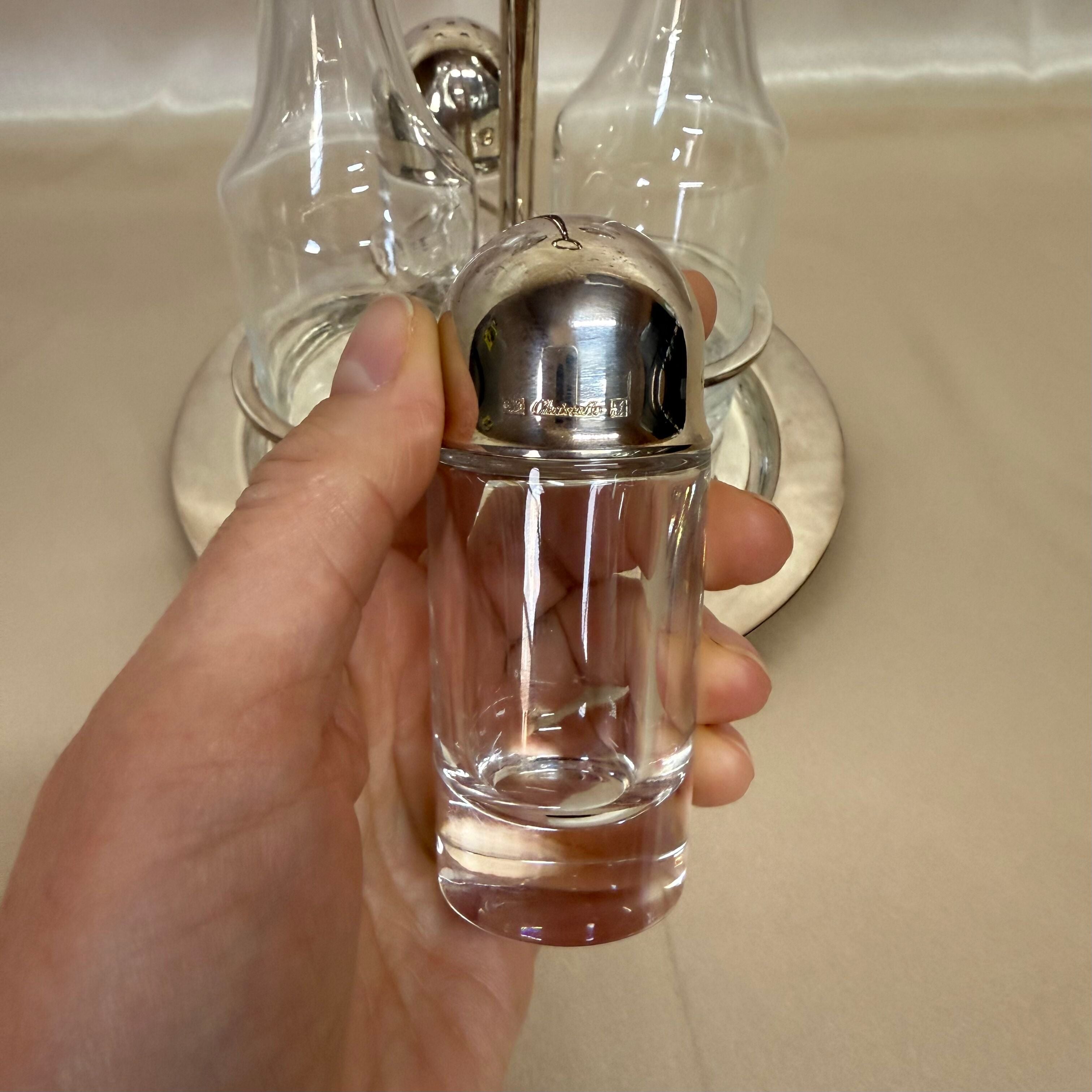 Christofle Vertigo Silver Plated Condiment Cruet Set B0392813002