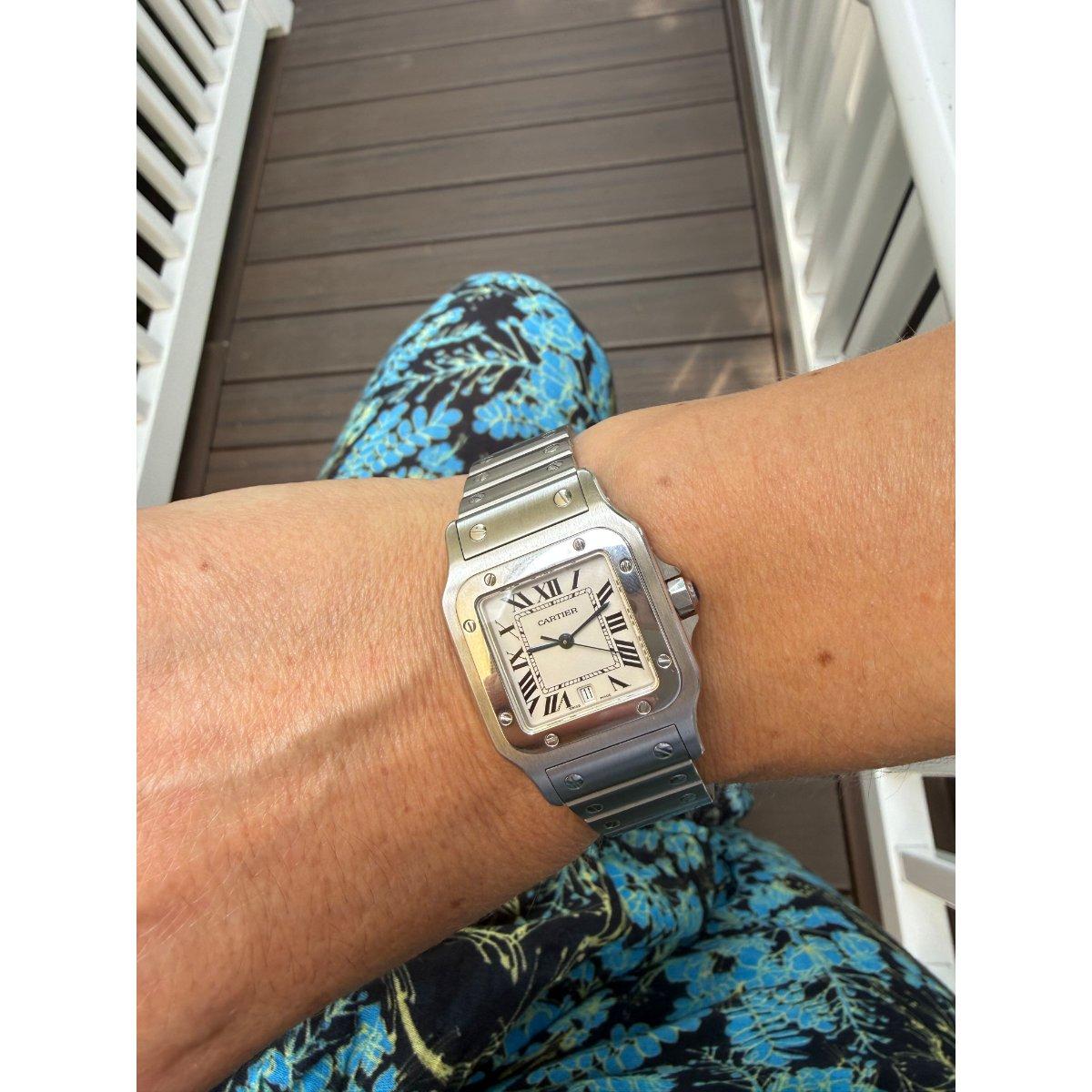 Santos de Cartier Galbee Stainless Steel Watch W20060D6