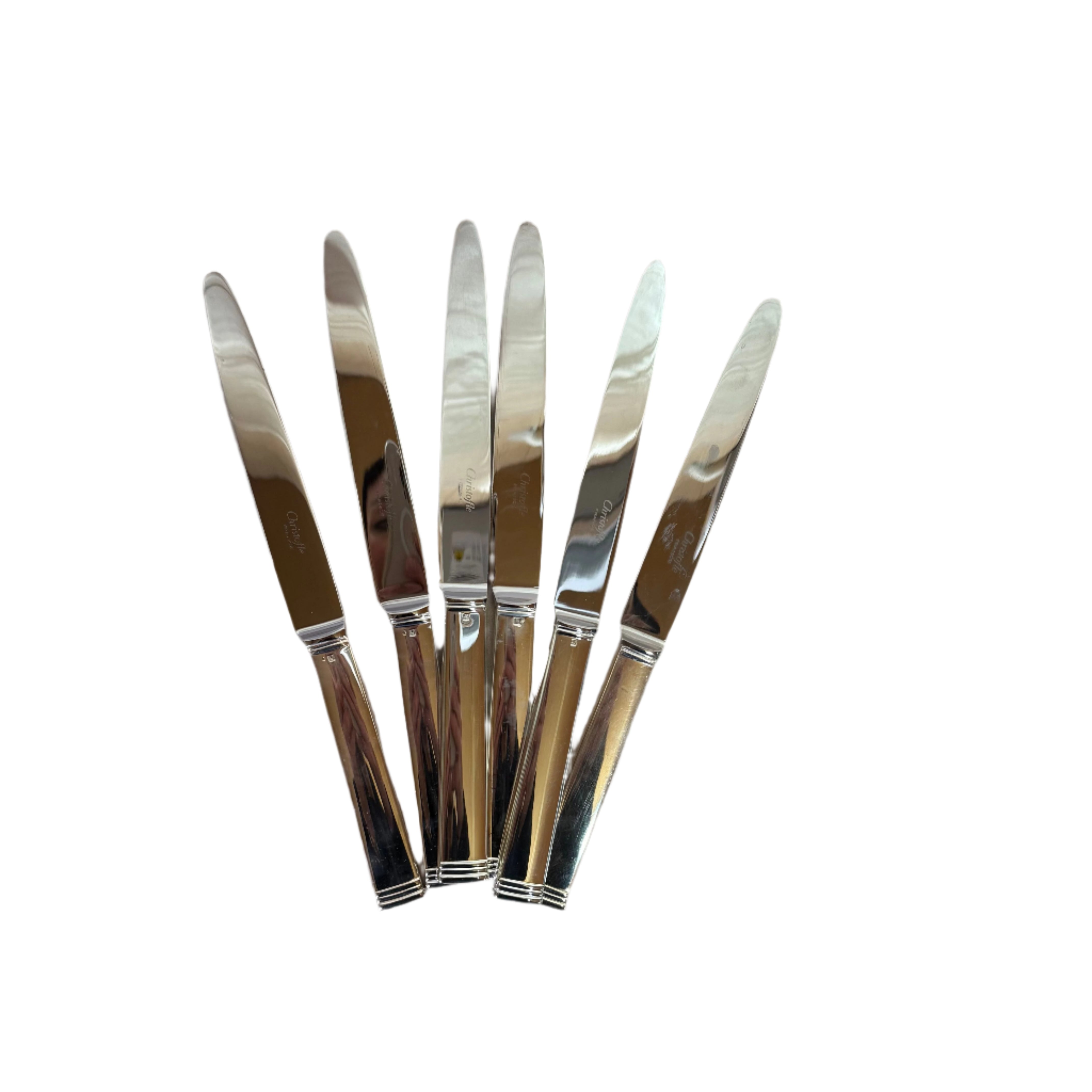 Christofle Commodore Dinner Knife Set of 6 B00005009