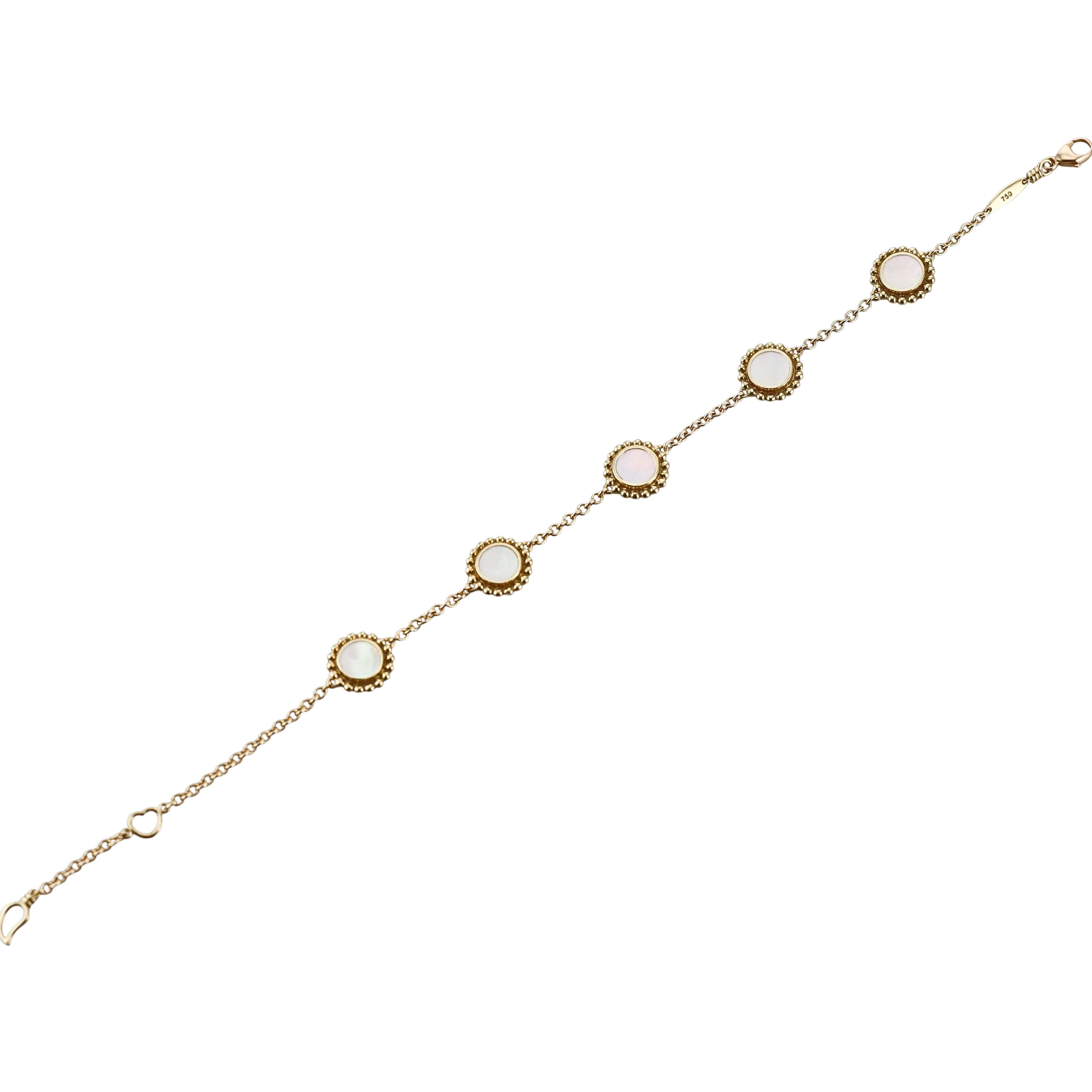 Lagos Caviar 18k Gold Mother of Pearl Bracelet