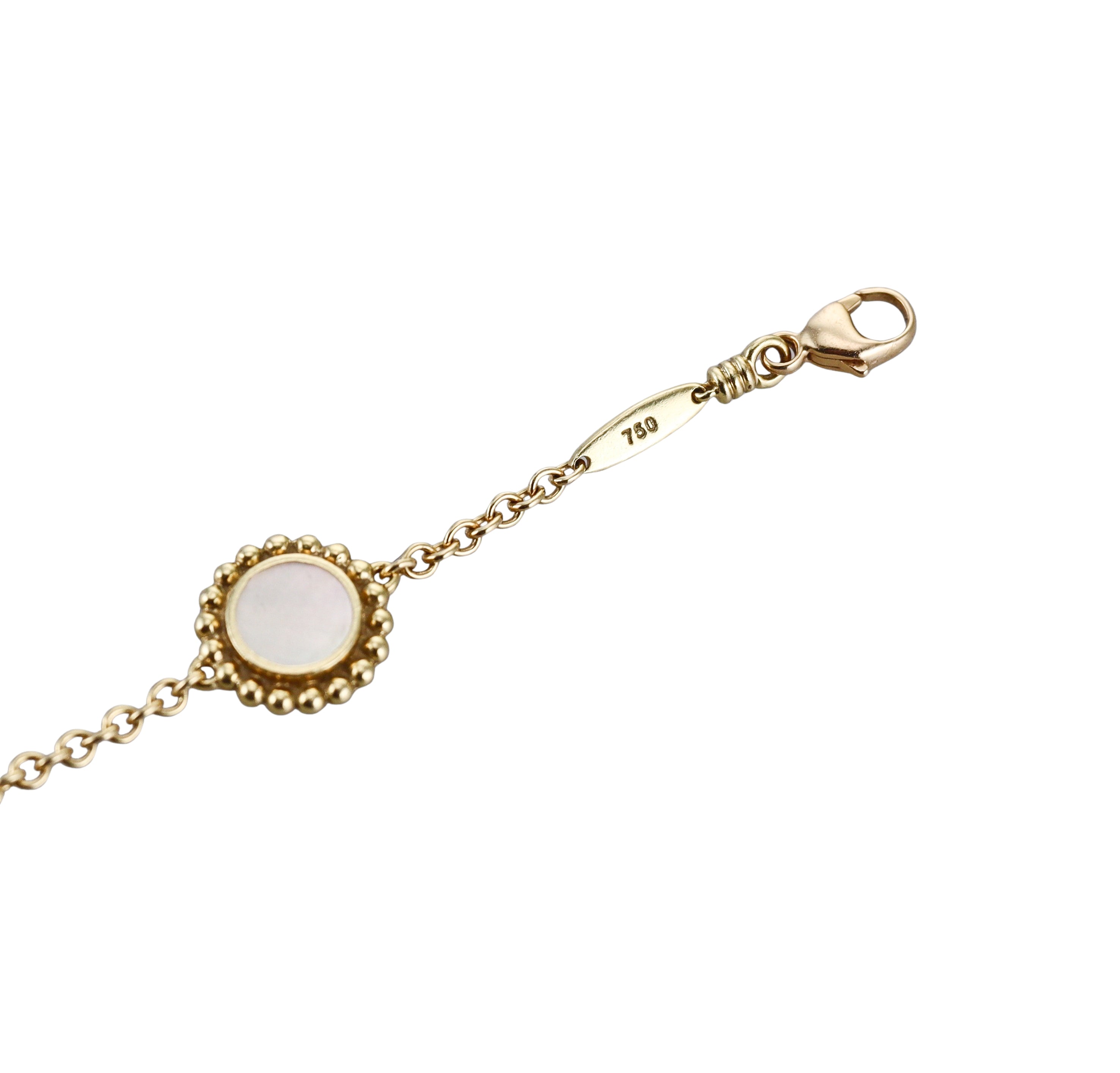 Lagos Caviar 18k Gold Mother of Pearl Bracelet