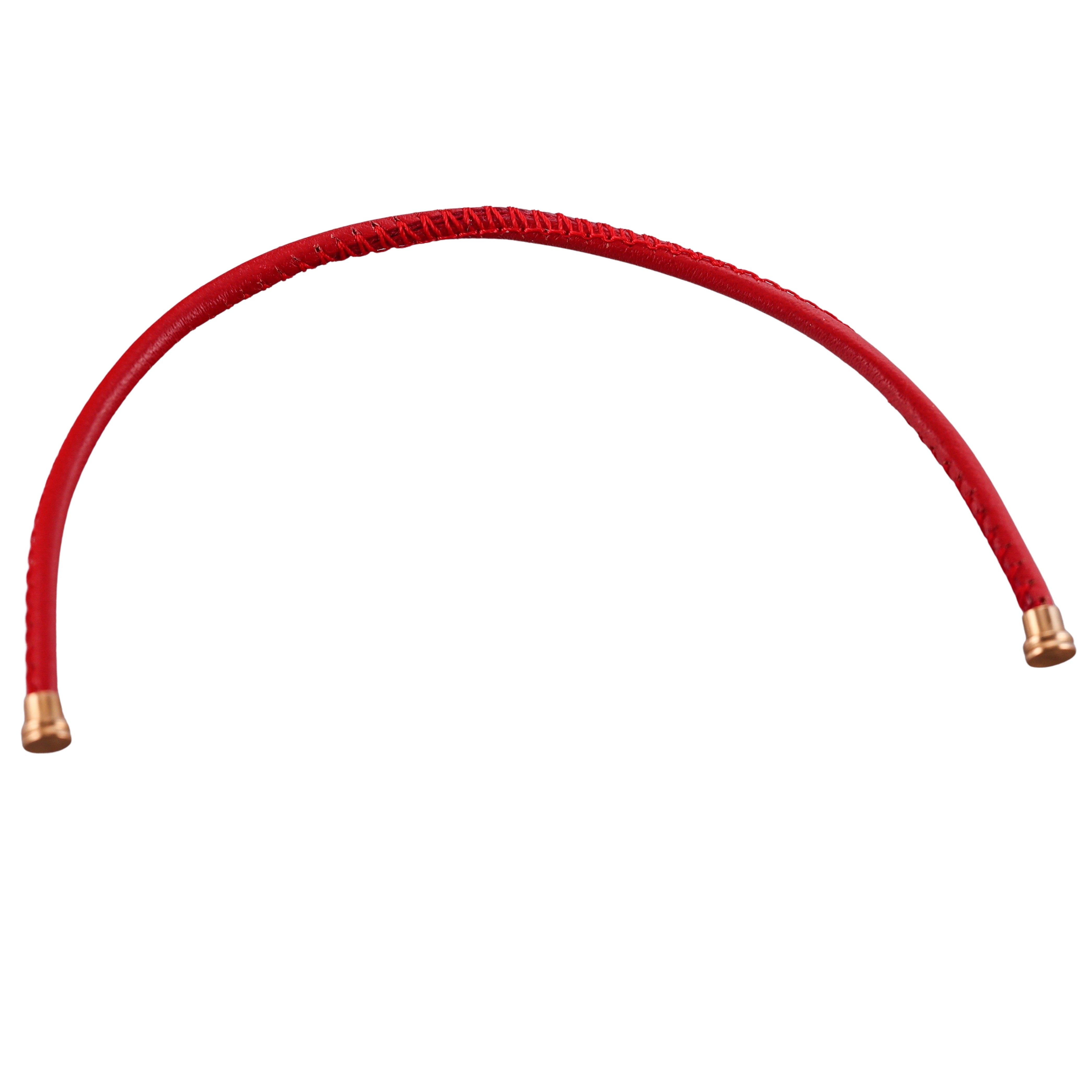 Fred Force 10 Bracelet Red Leather Cable Small
