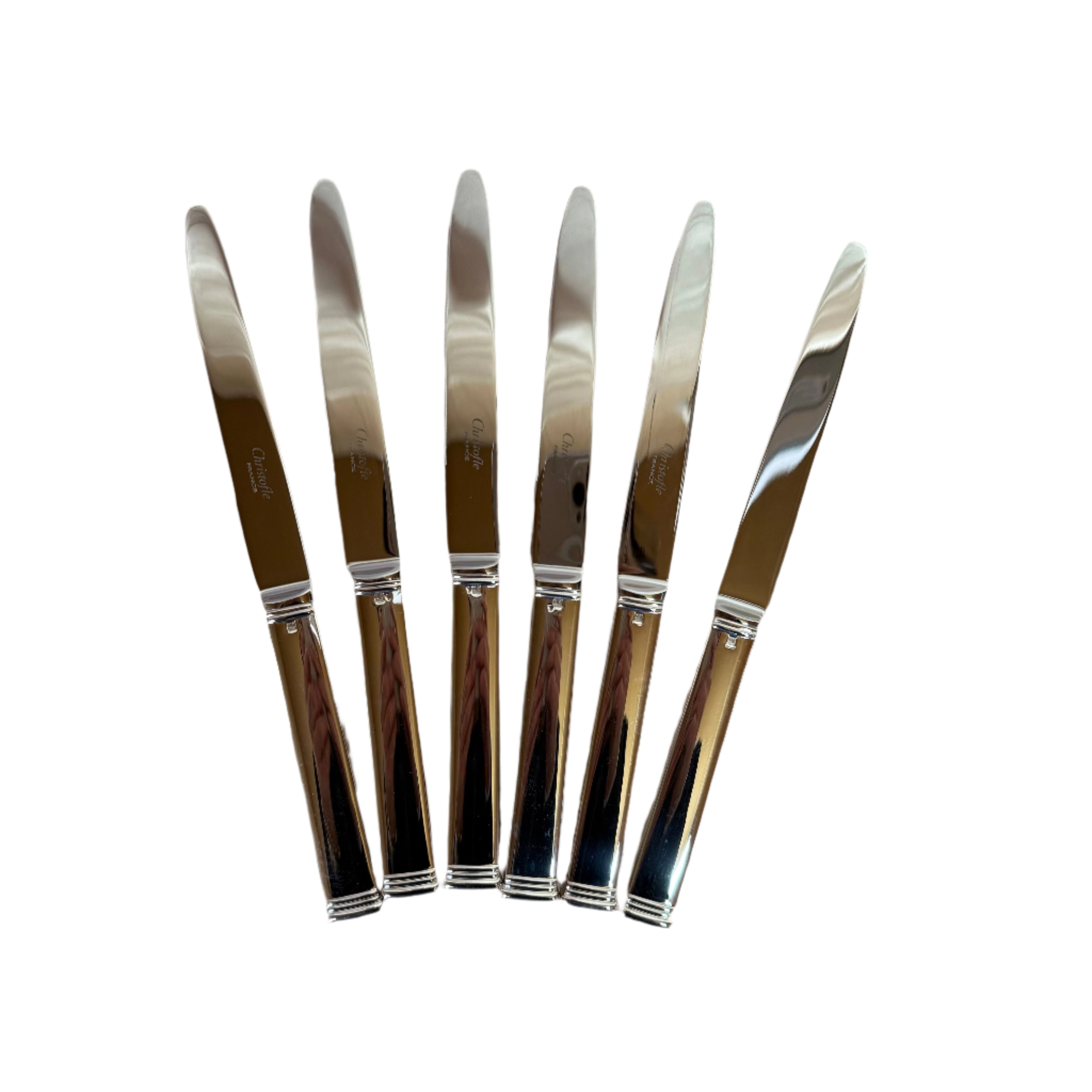 Christofle Commodore Dessert Knife Set of 6 B00005010