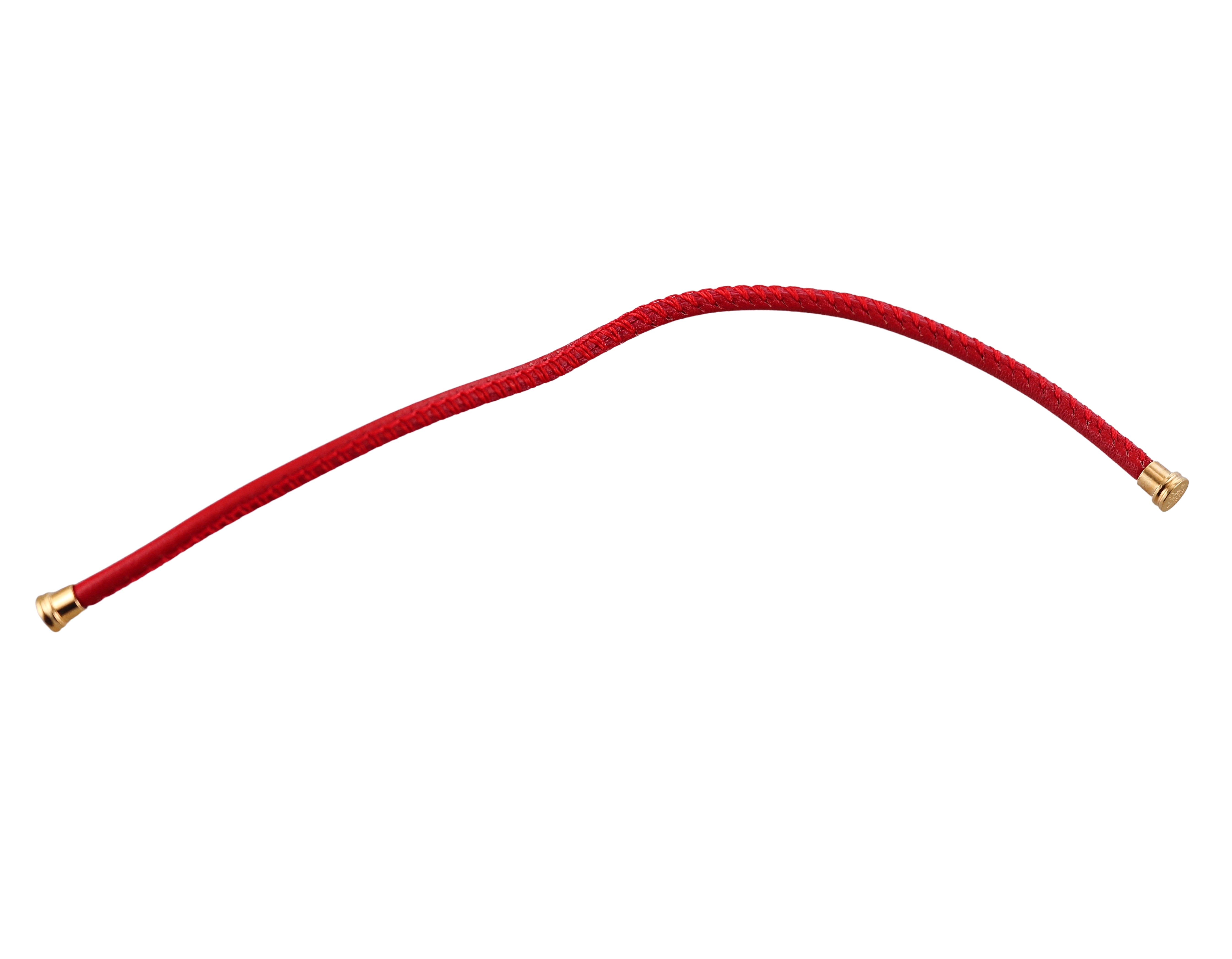 Fred Force 10 Bracelet Red Leather Cable Small