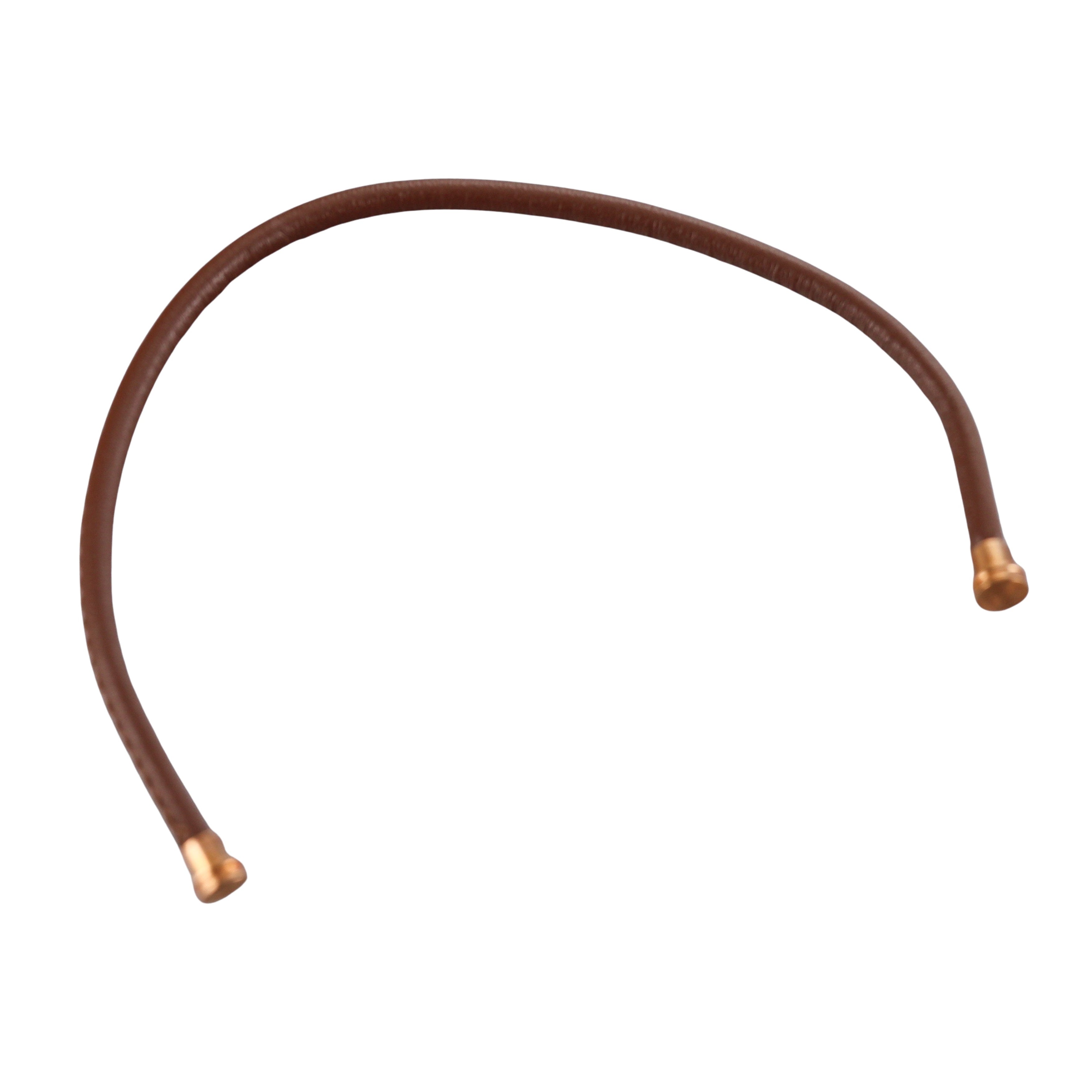 Fred Force 10 Bracelet Dark Brown Leather Cable Small QA-104