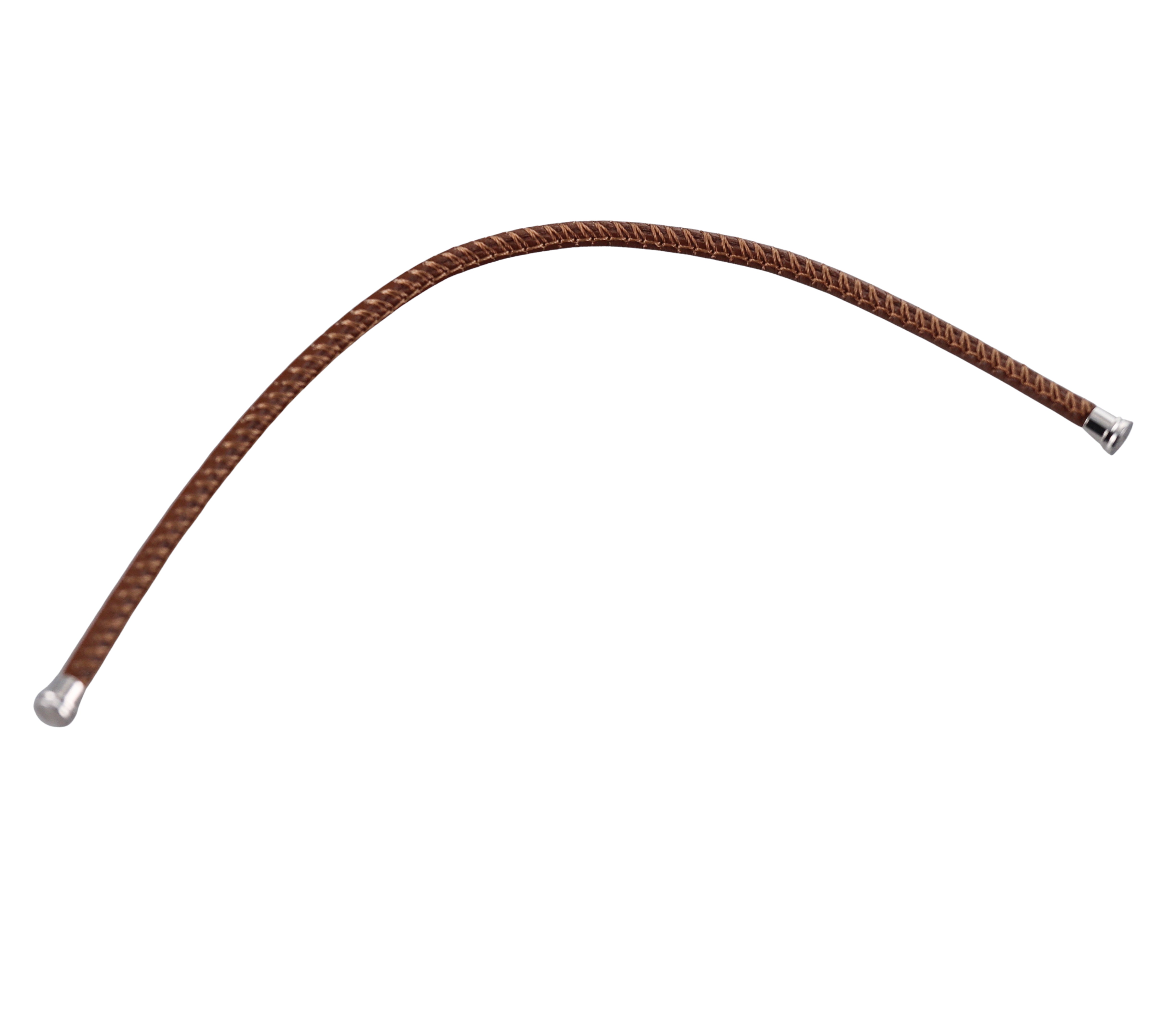 Fred Force 10 Bracelet Dark Brown Leather Cable Small QA-104