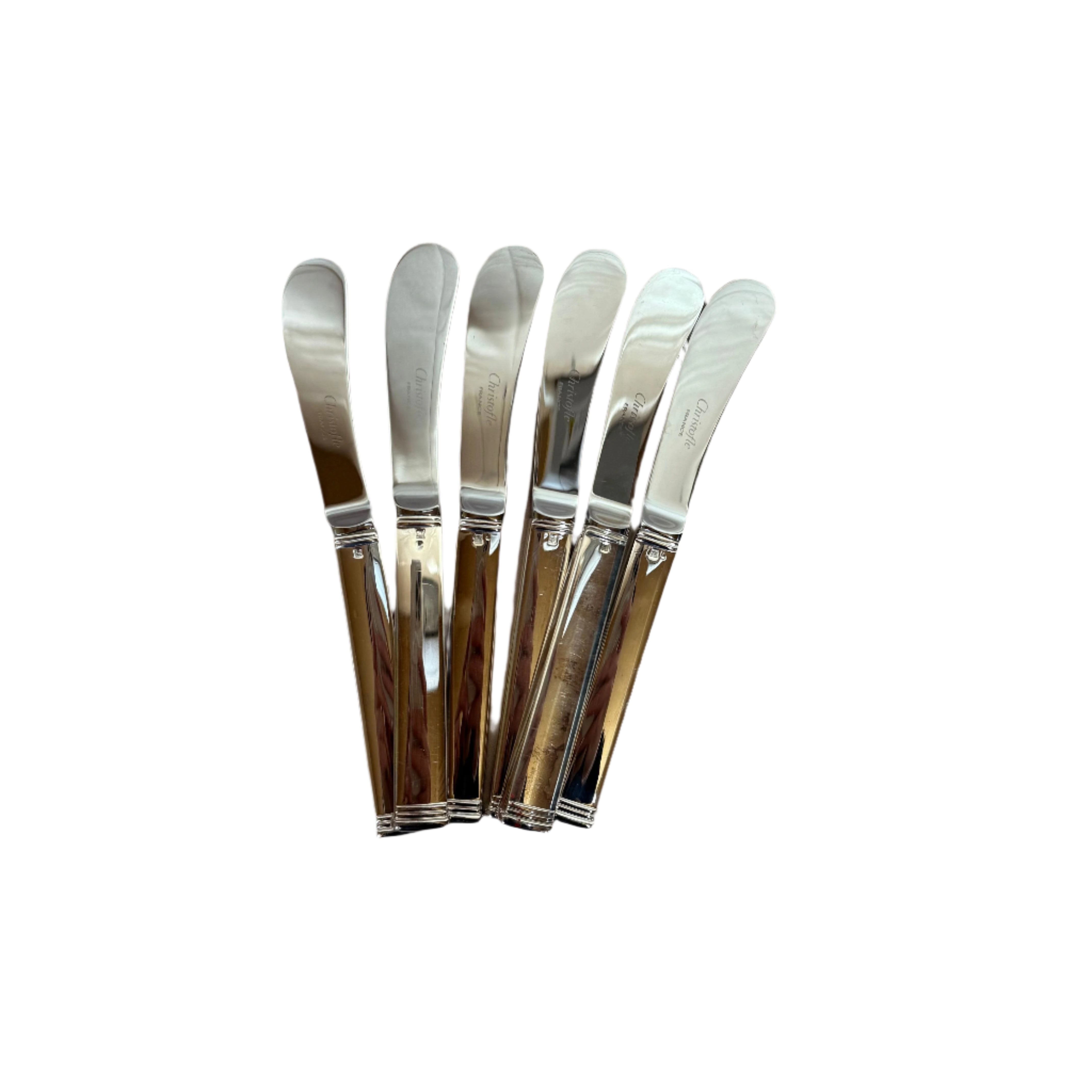 Christofle Commodore Butter Spreader Set of 6 B0000503102