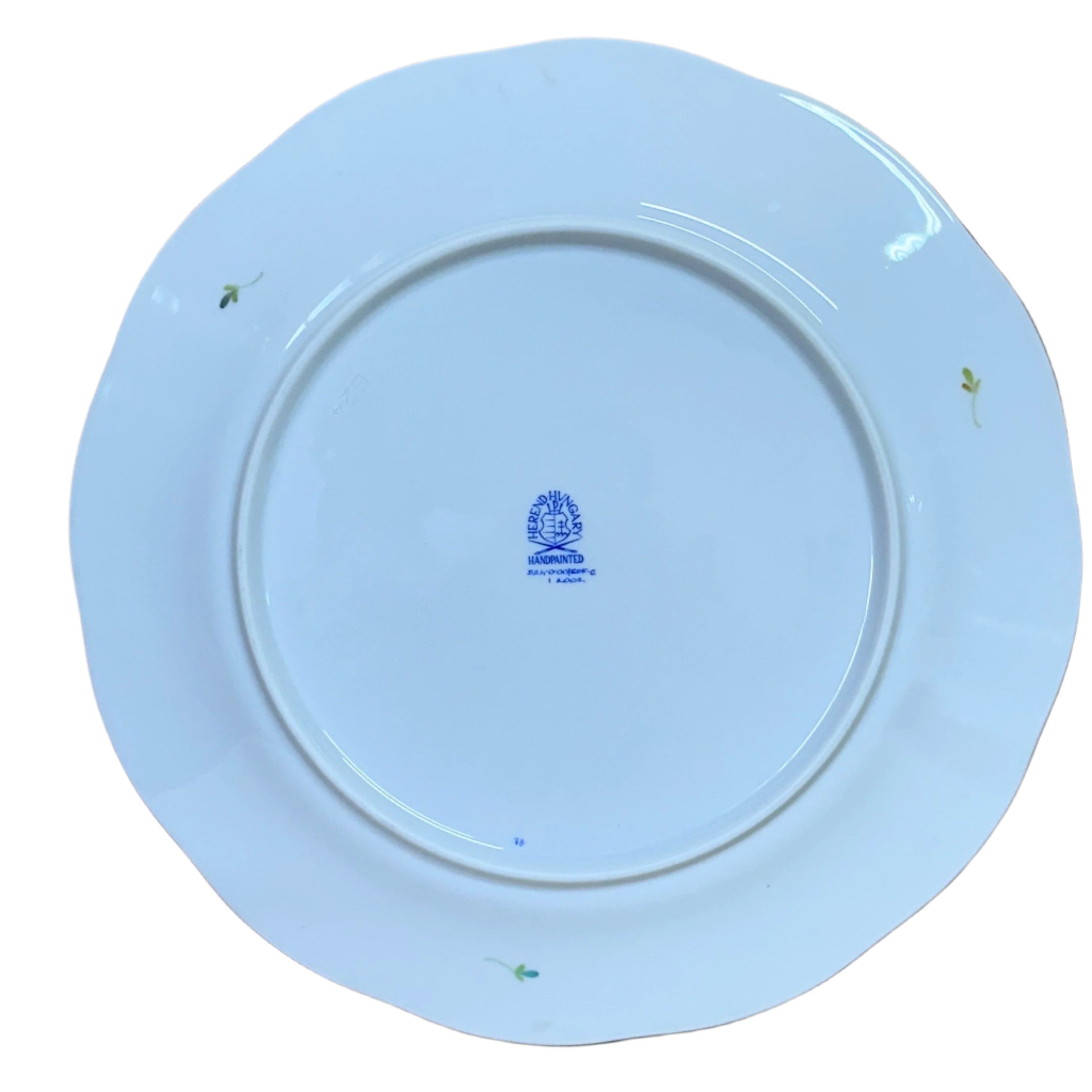 Set of 2 Herend Fruits Sketch Porcelain Dinner Plate 524-0-00/EDF-6