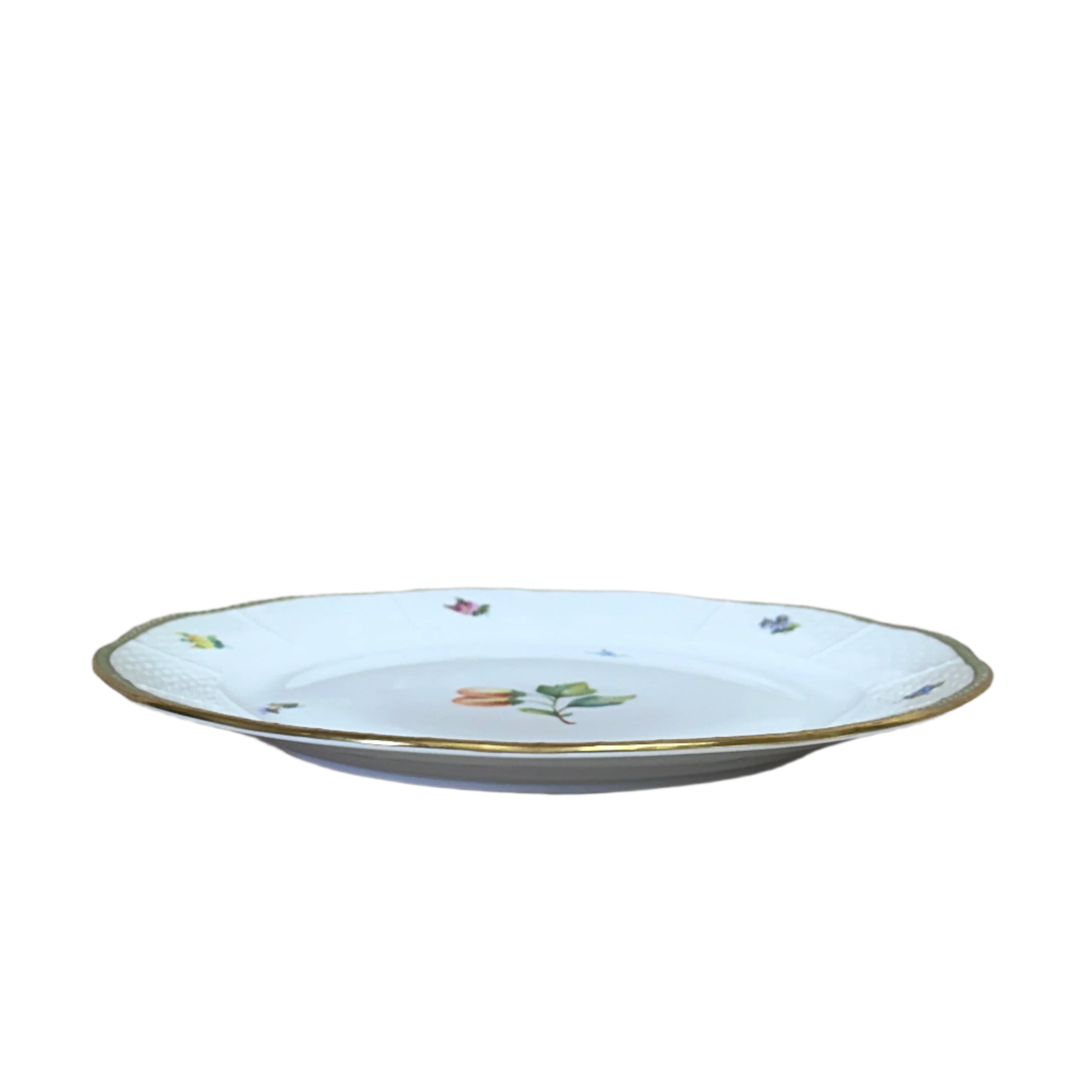 Set of 2 Herend Fruits Sketch Porcelain Dinner Plate 524-0-00/EDF-3