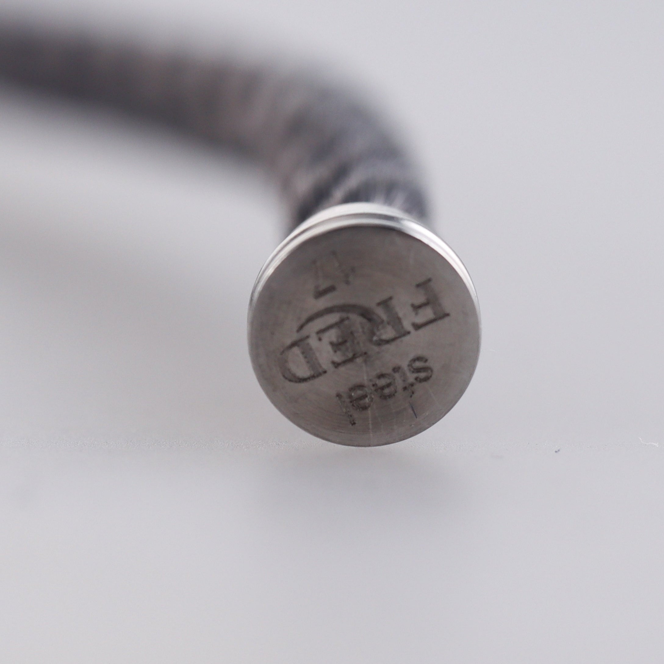 Fred Force 10 Bracelet Dark Grey Double Cable Large QA-1717