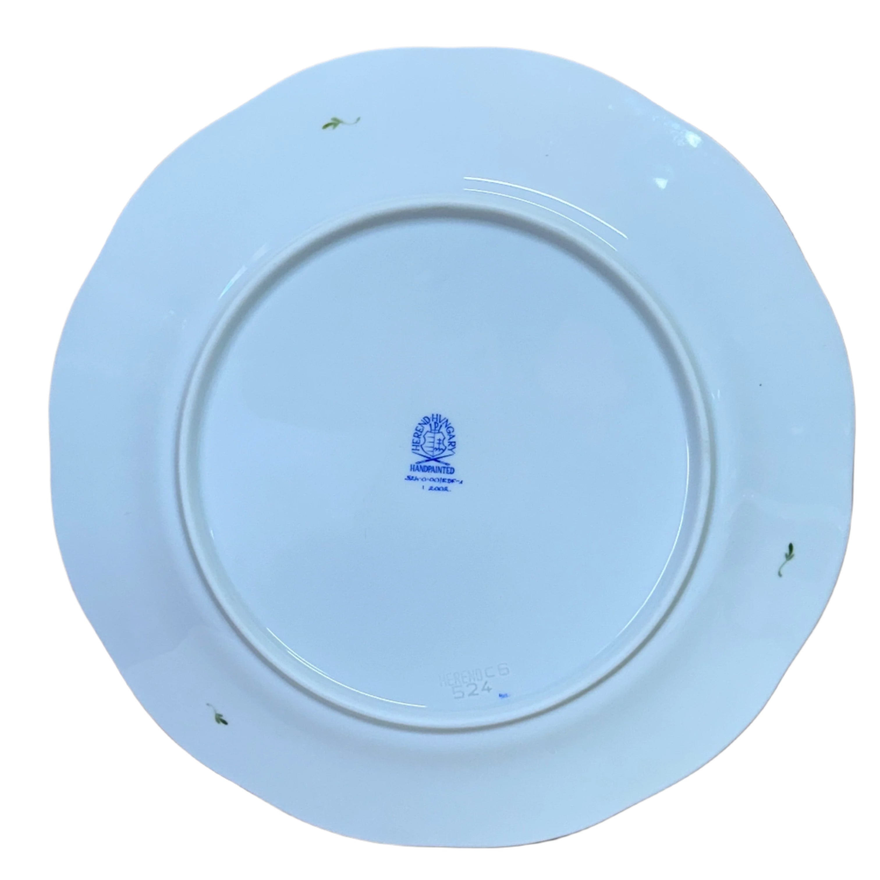 Set of 3 Herend Fruits Sketch Cherry Porcelain Dinner Plate 524-0-00/EDF-1