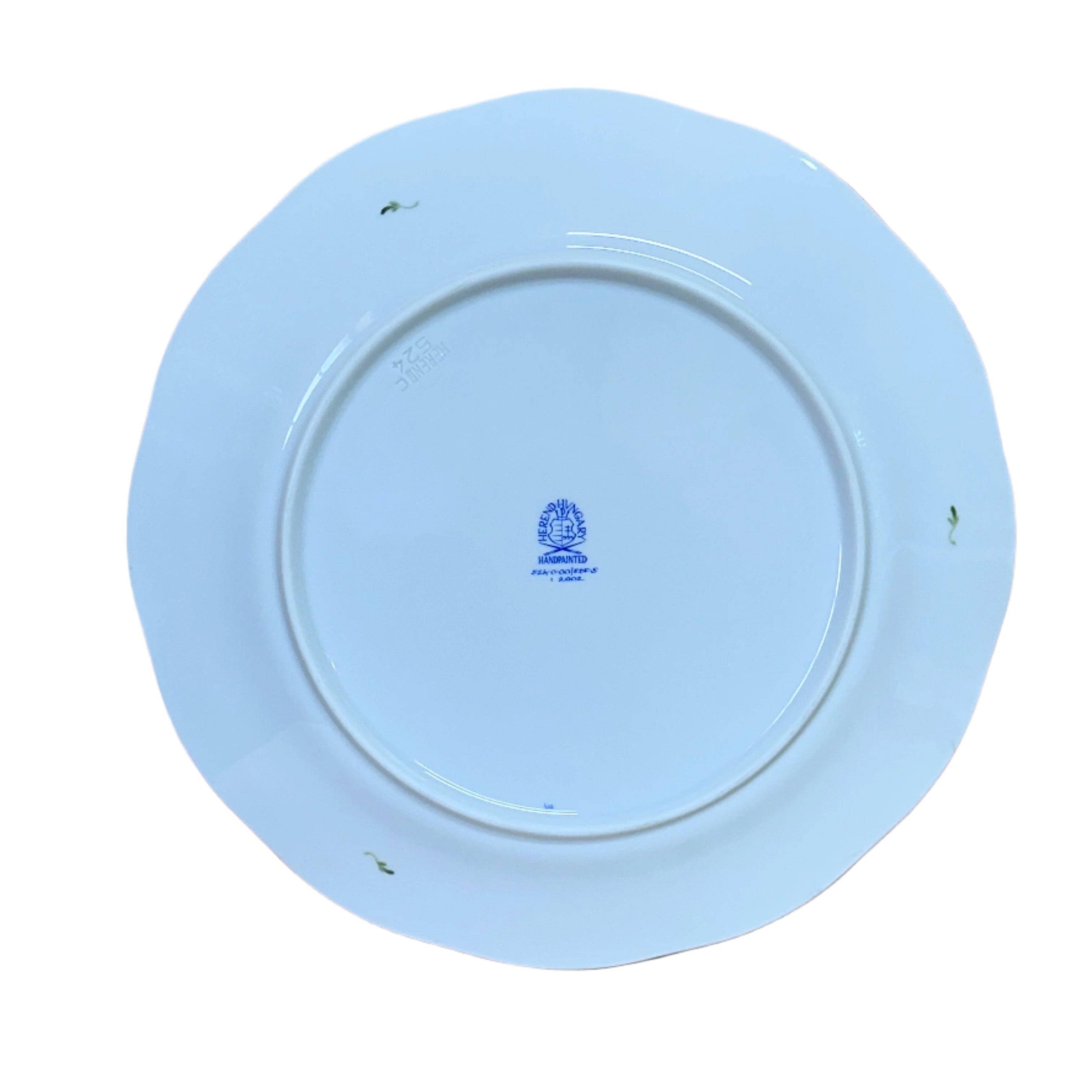 Set of 2 Herend Fruits Sketch Cherry Porcelain Dinner Plate 524-0-00/EDF-5