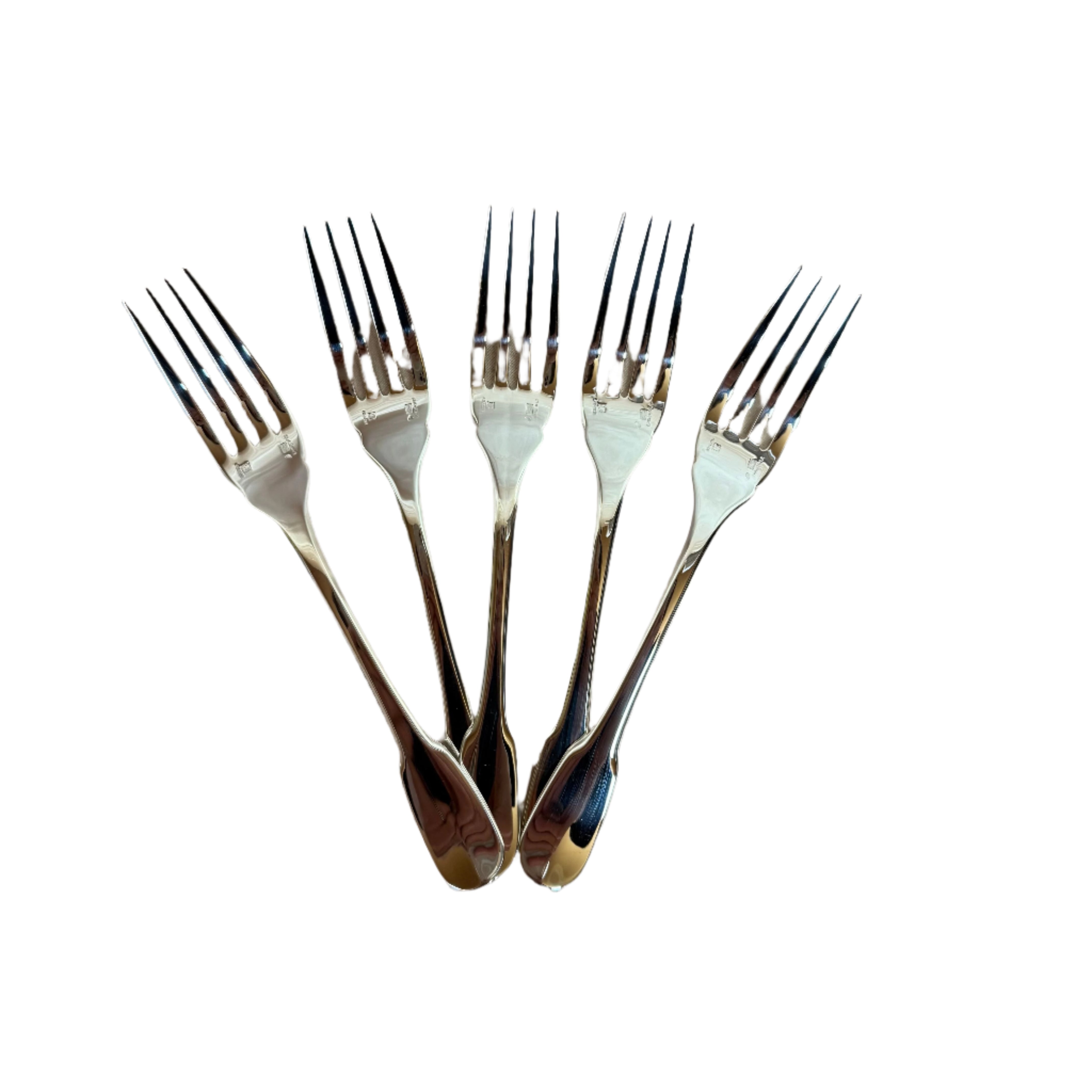 Christofle Cluny Fish Fork Set of 5 B0001602102