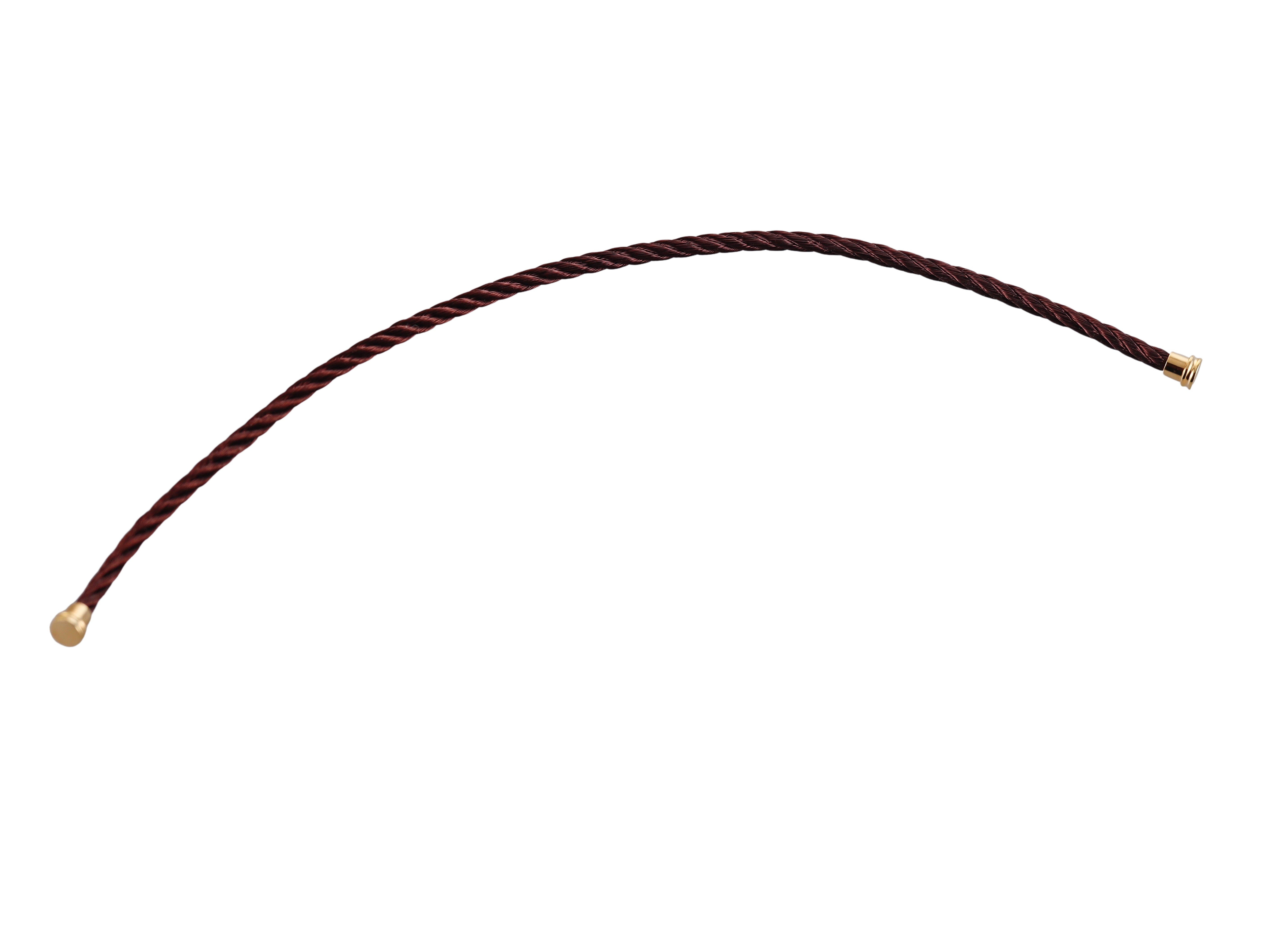 Fred Force 10 Bracelet Dark Brown Cable Small QA-130