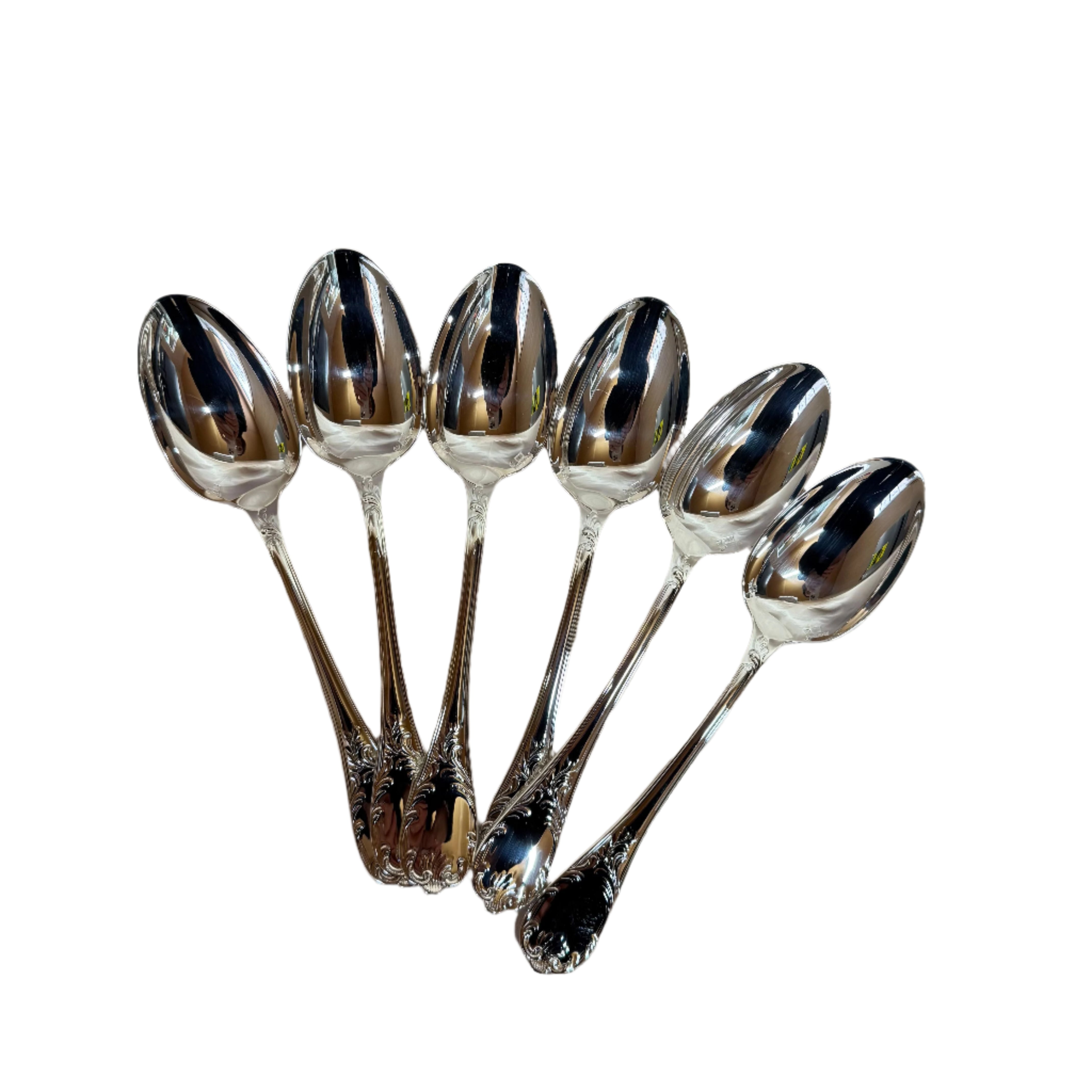 Christofle Silver Plated Marly Table Spoon Set of 6 B0003800202
