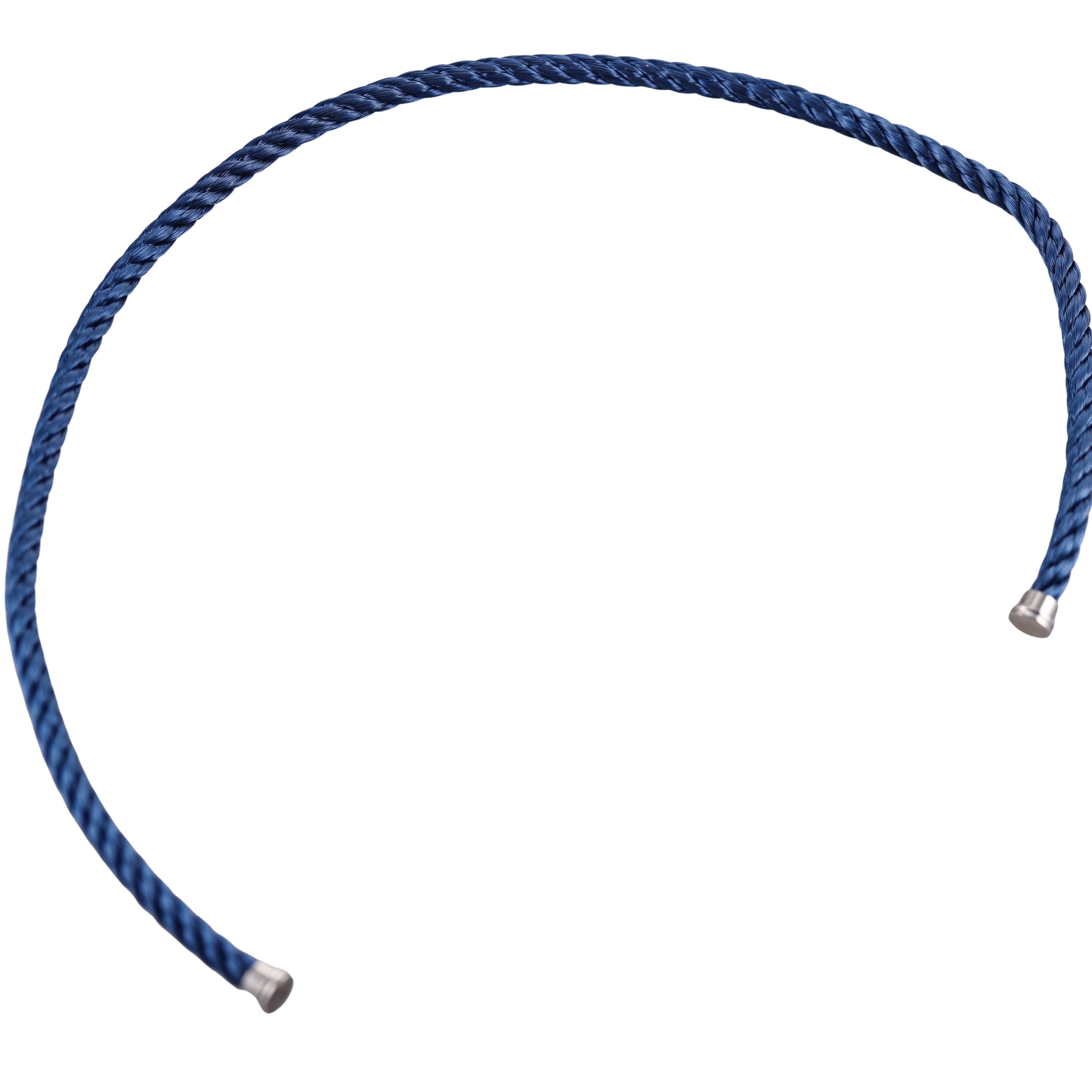 Fred Force 10 Bracelet Light Blue Double Cable Large QA-148