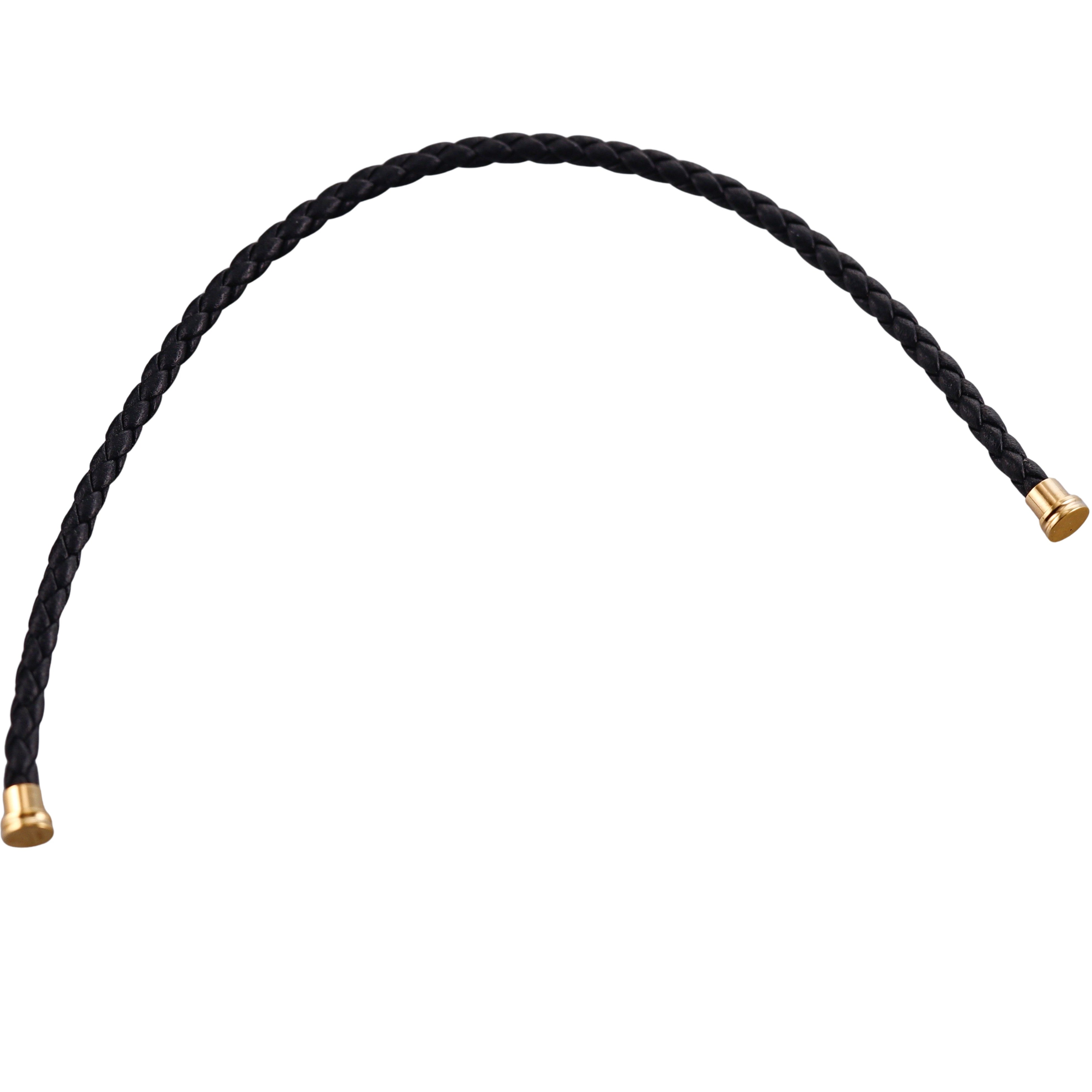 Fred Force 10 Bracelet Black Leather Cable Small QA-123