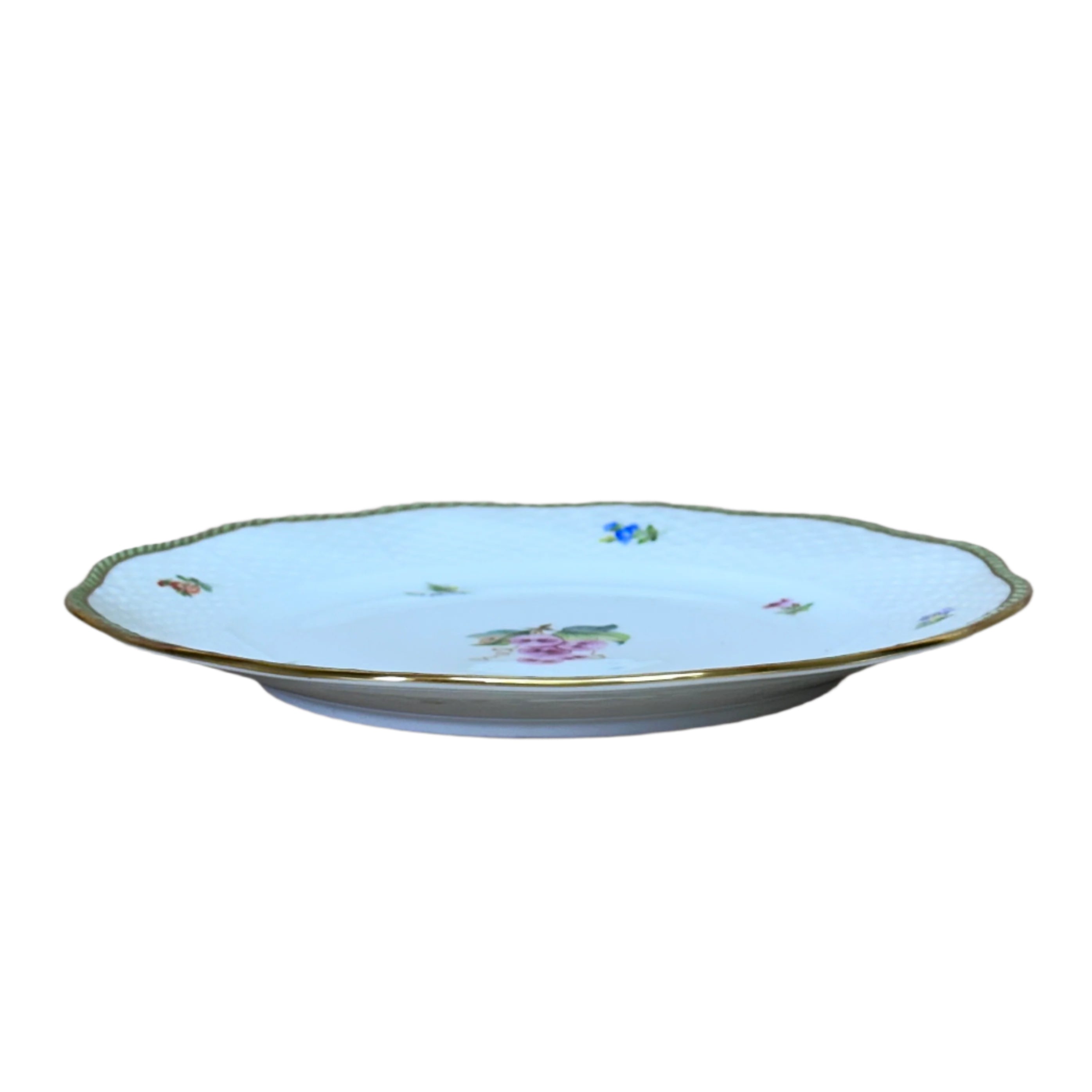 Herend Fruits Sketch Porcelain Salad Plate 519-0-00/EDF-6