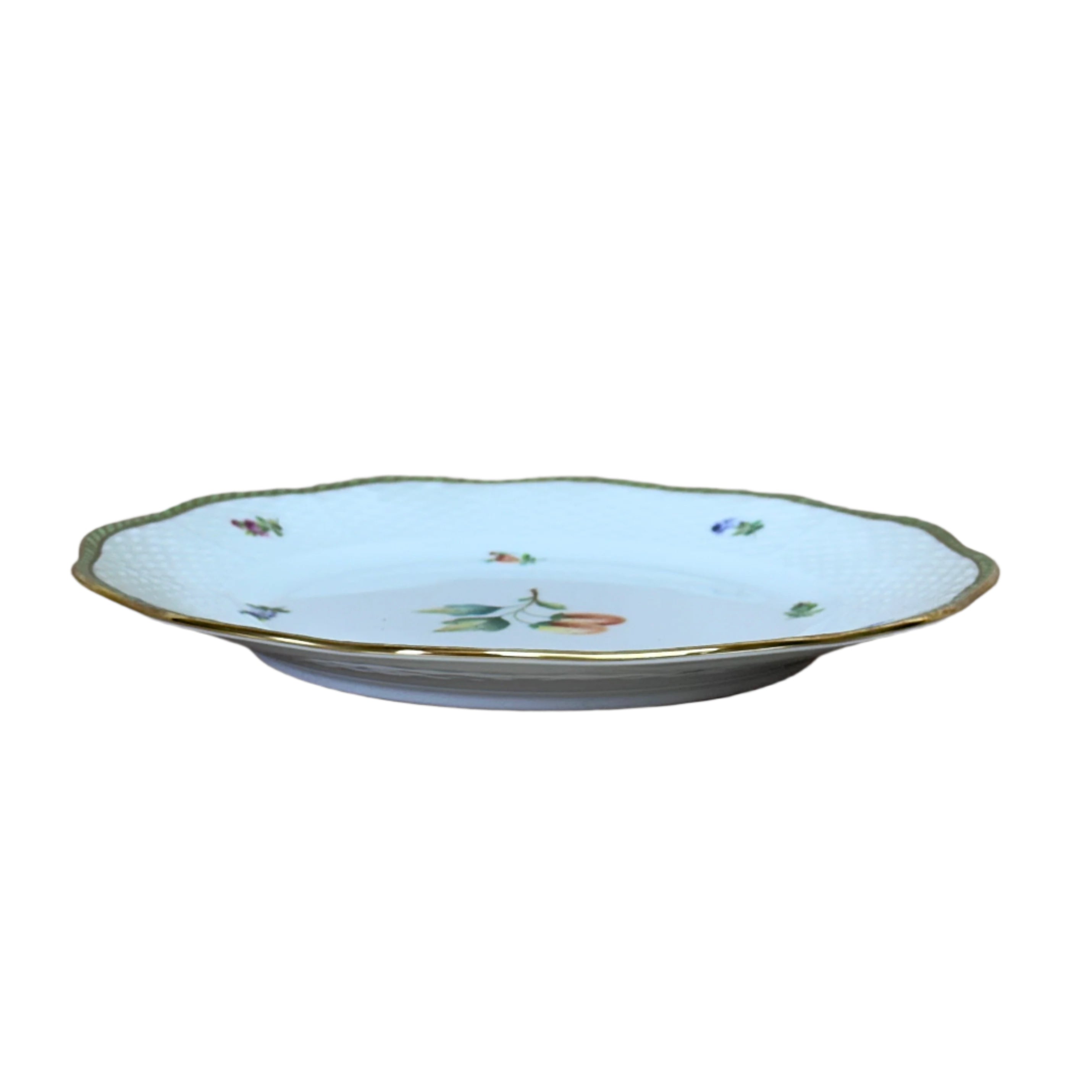 Herend Fruits Sketch Porcelain Salad Plate 519-0-00/EDF-3