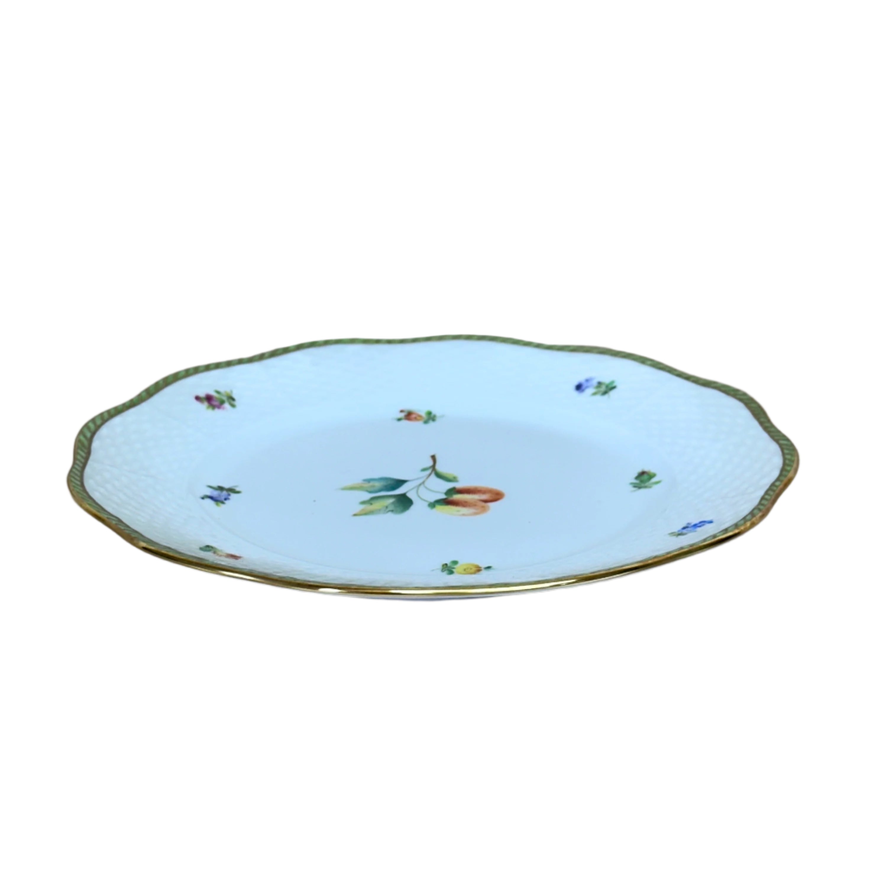Herend Fruits Sketch Porcelain Salad Plate 519-0-00/EDF-3
