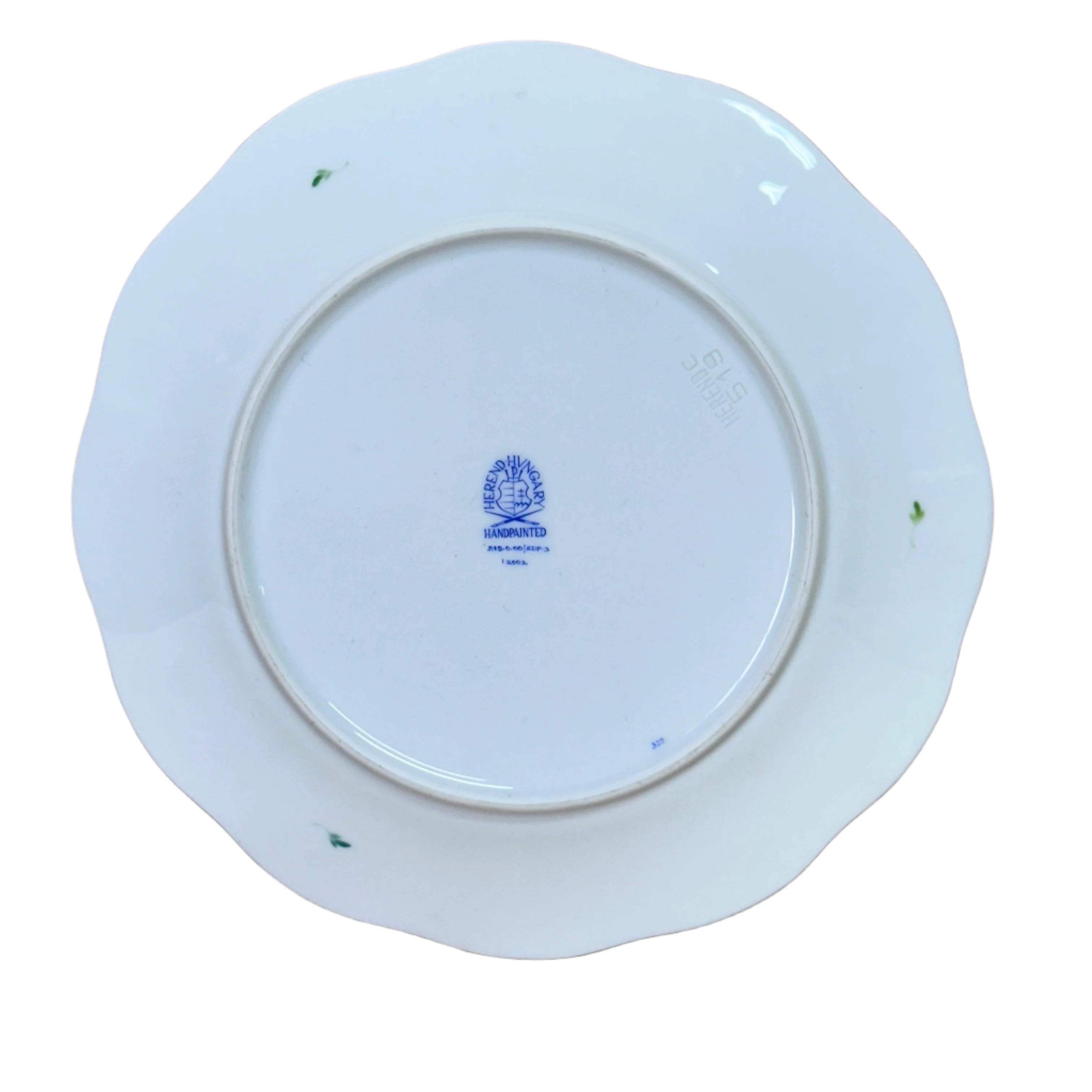 Herend Fruits Sketch Porcelain Salad Plate 519-0-00/EDF-3