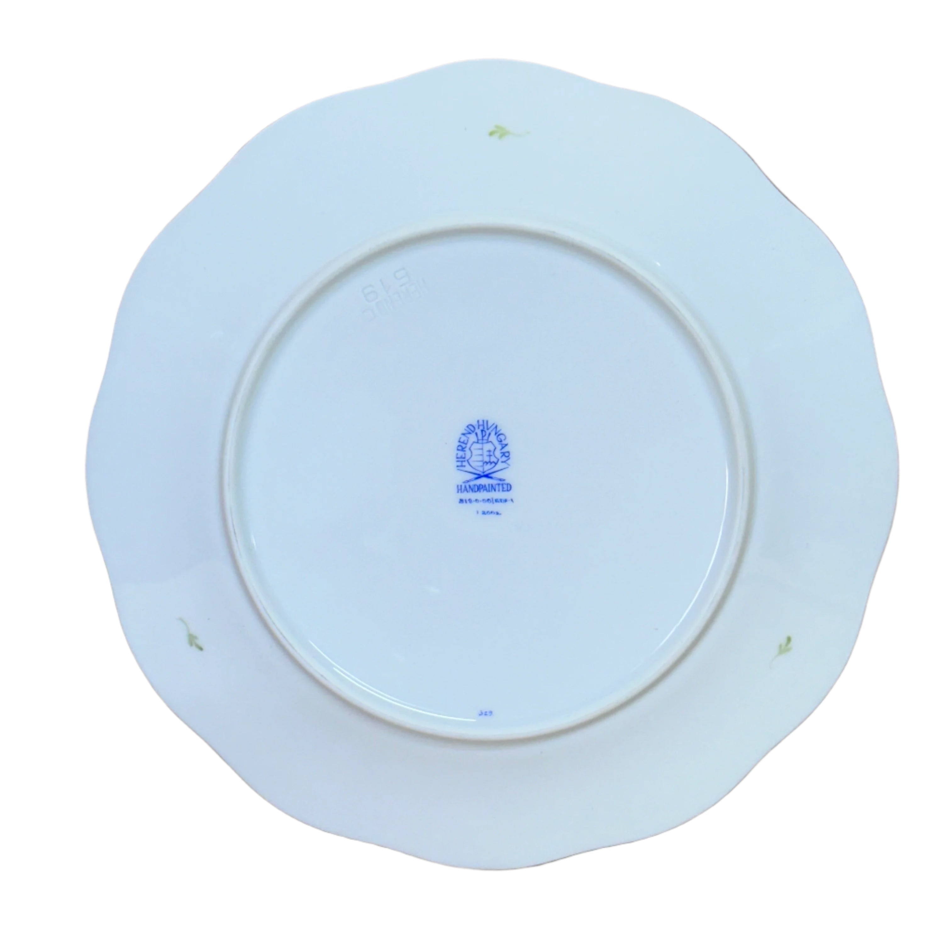 Herend Fruits Sketch Cherry Porcelain Salad Plate 519-0-00/EDF-1