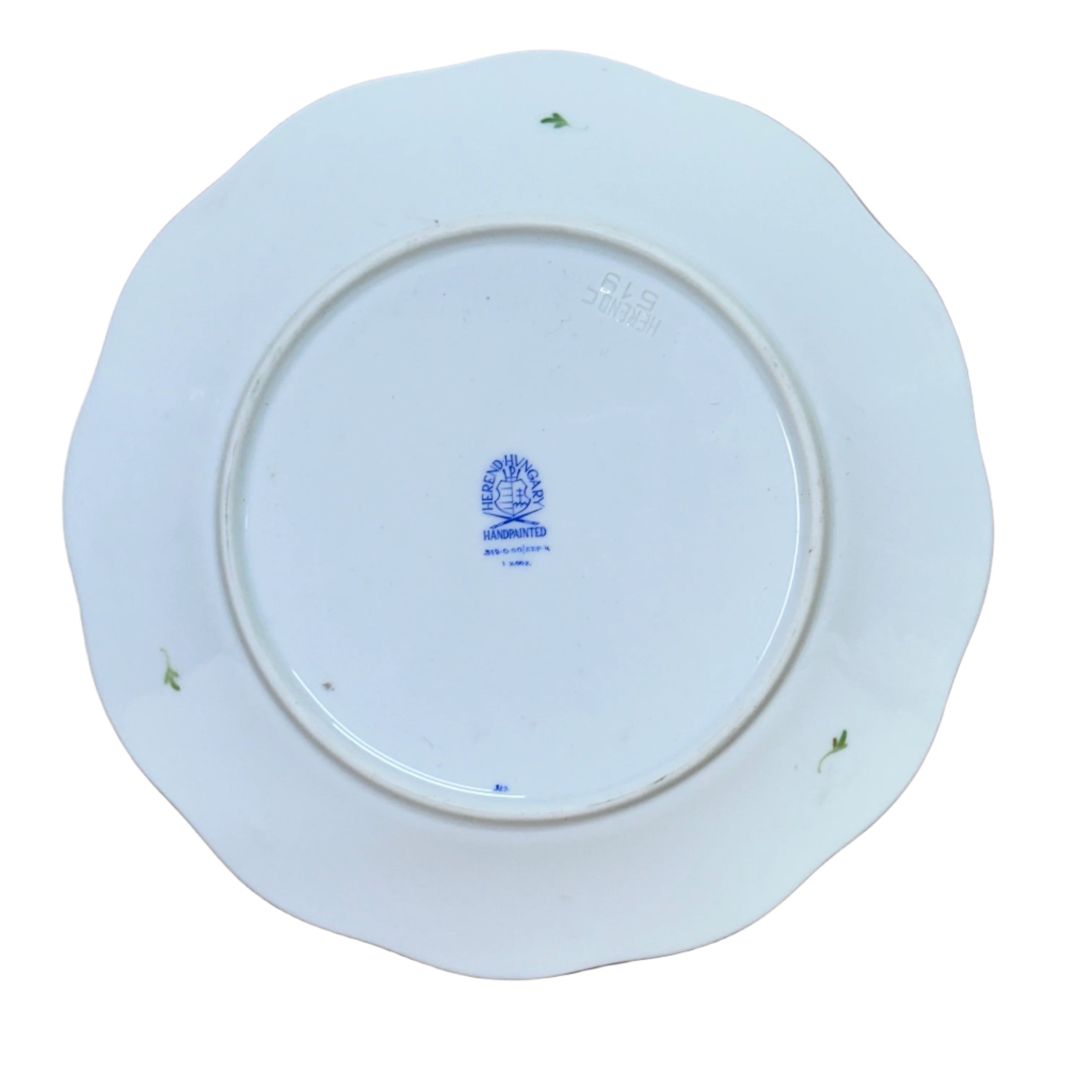 Herend Fruits Sketch Porcelain Salad Plate 519-0-00/EDF-4