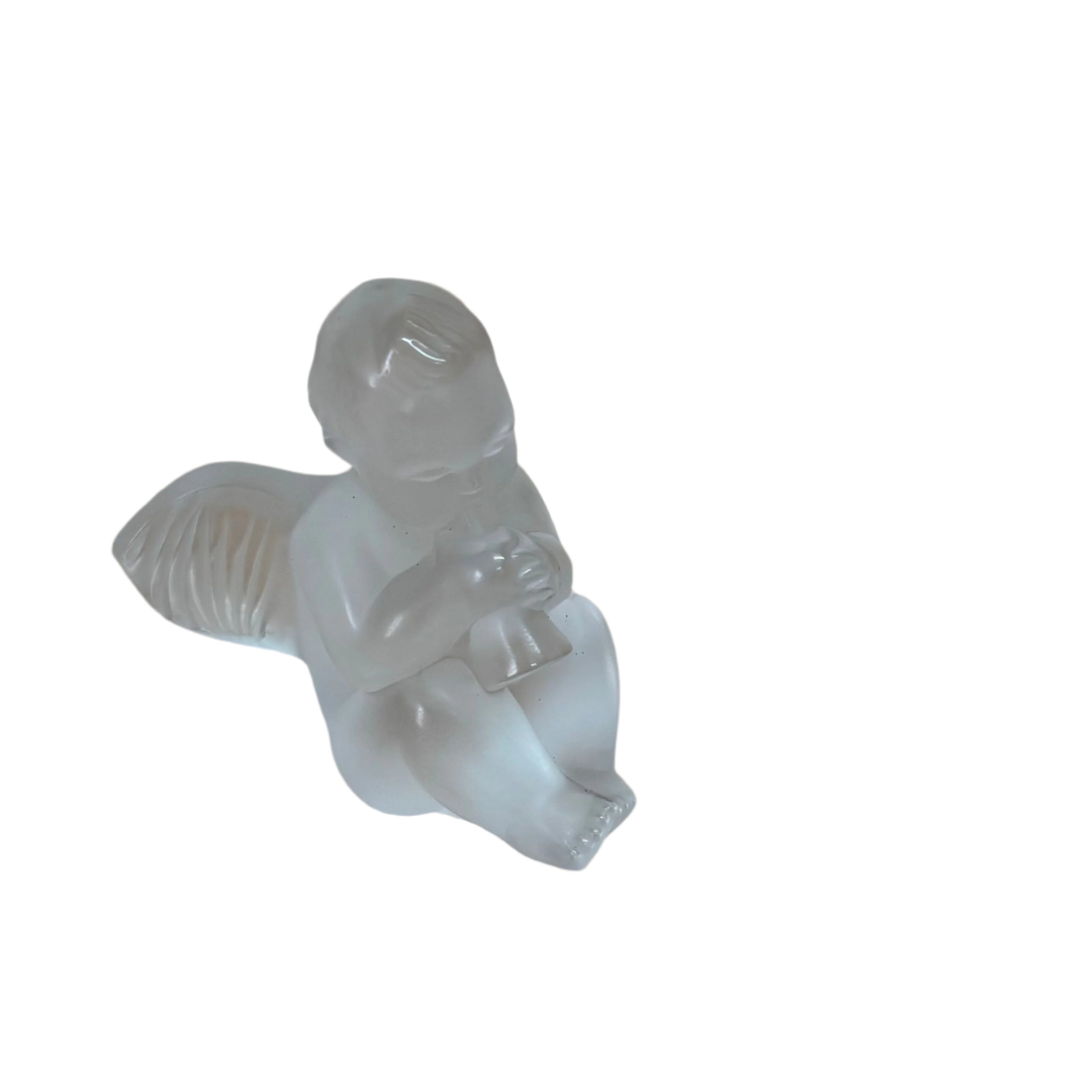 Lalique Crystal Clear Angel Figure 1212000