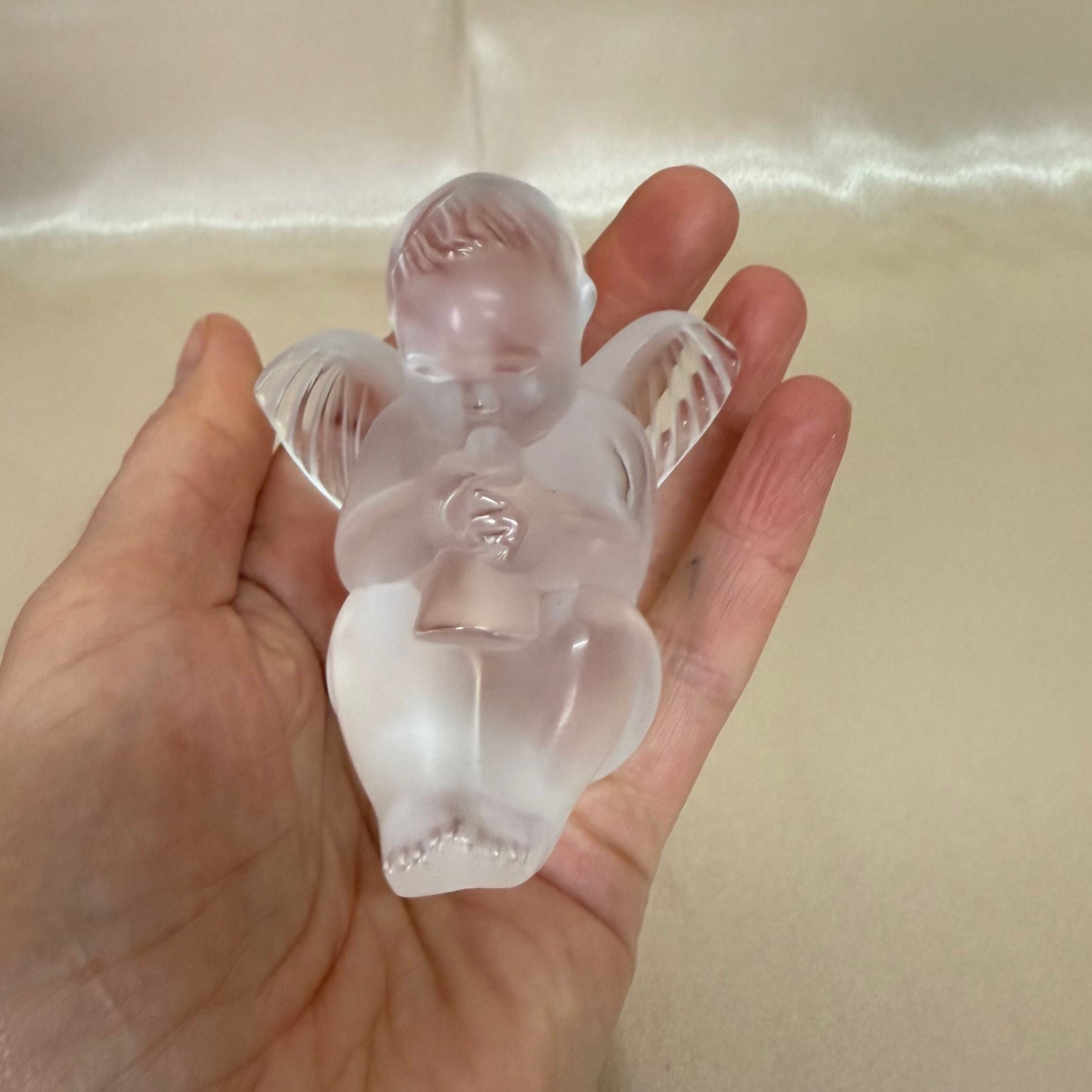 Lalique Crystal Clear Angel Figure 1212000